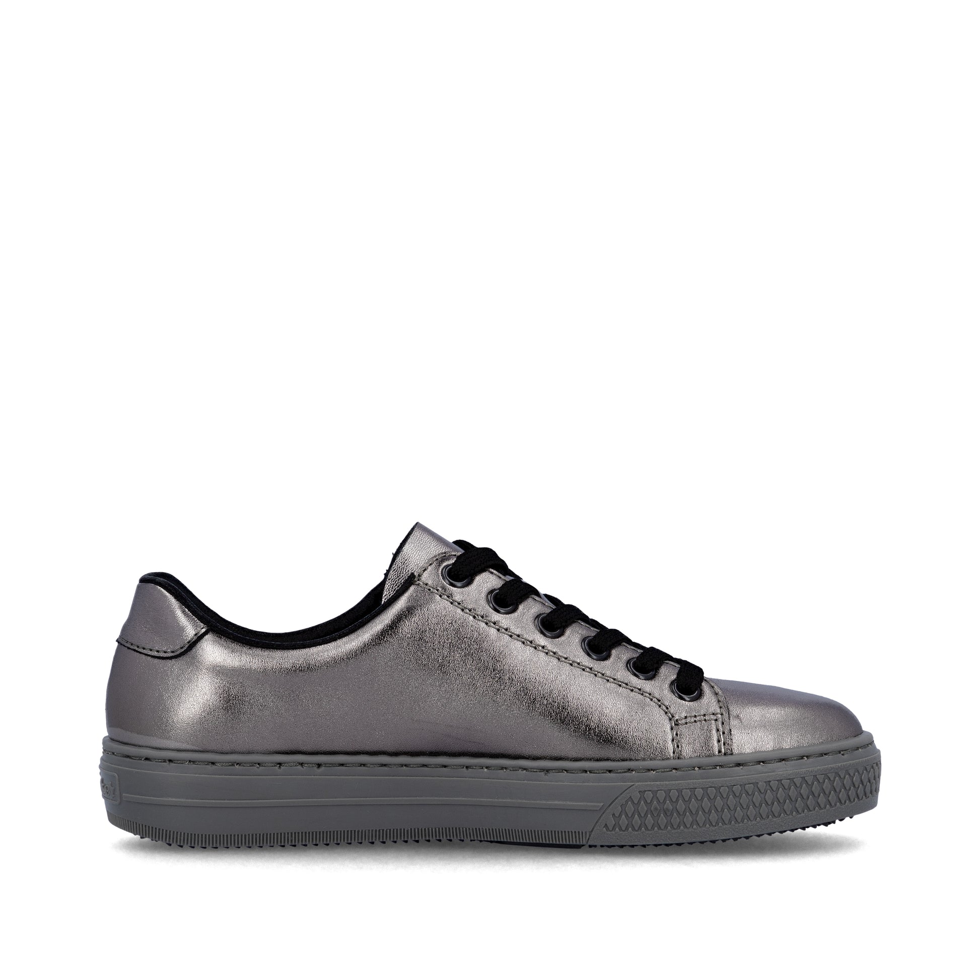 Silver/Platinum Zip Shoes for Women | Rieker L59L1-90