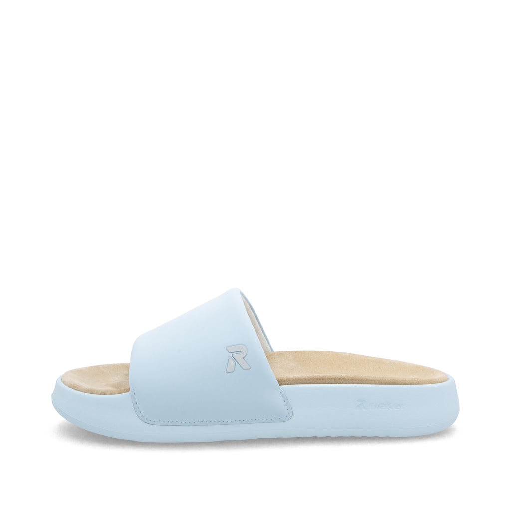 Blue Slip-On Sandals for Women | Rieker W3250-12