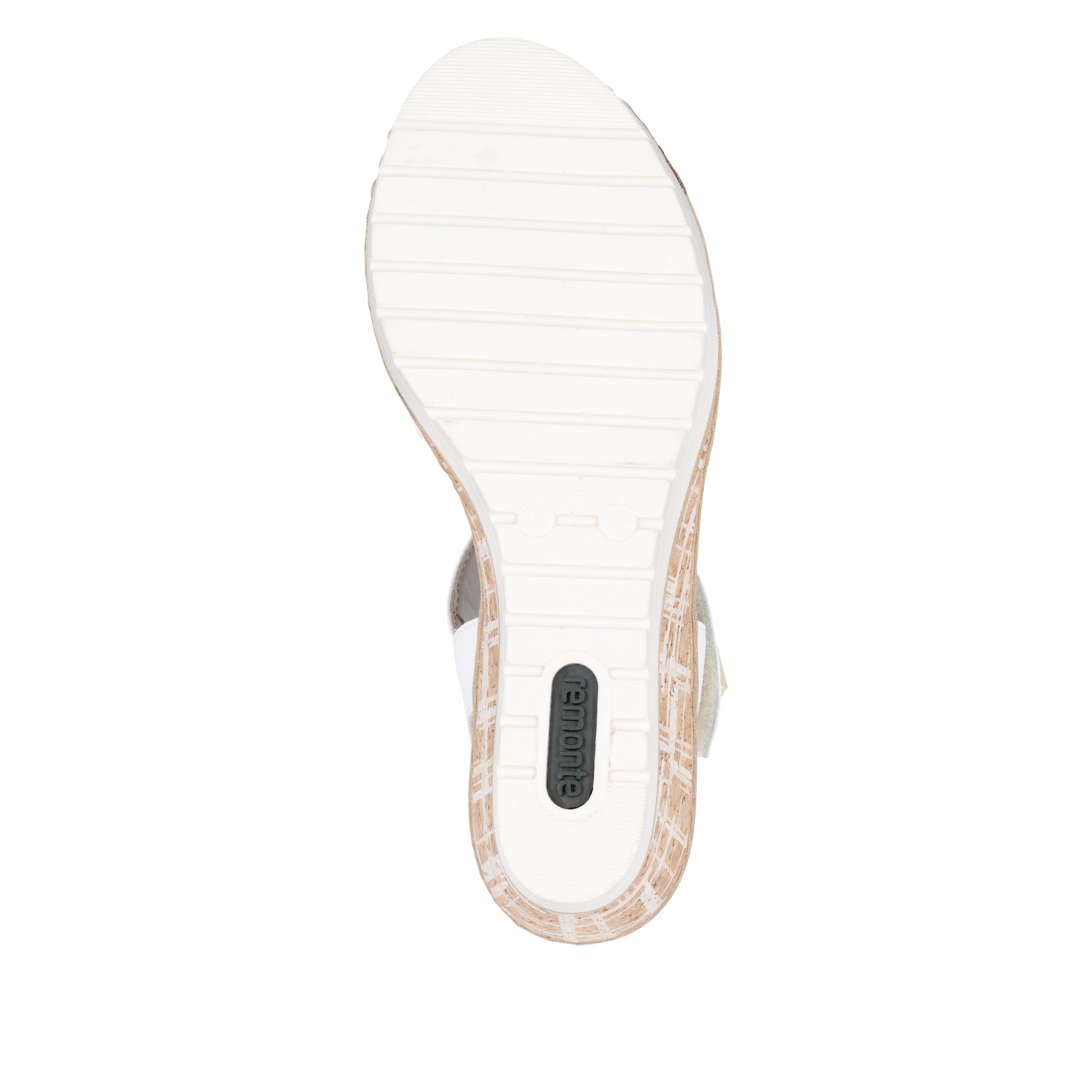 White Hook & Loop Sandals for Women | Remonte R6266-80