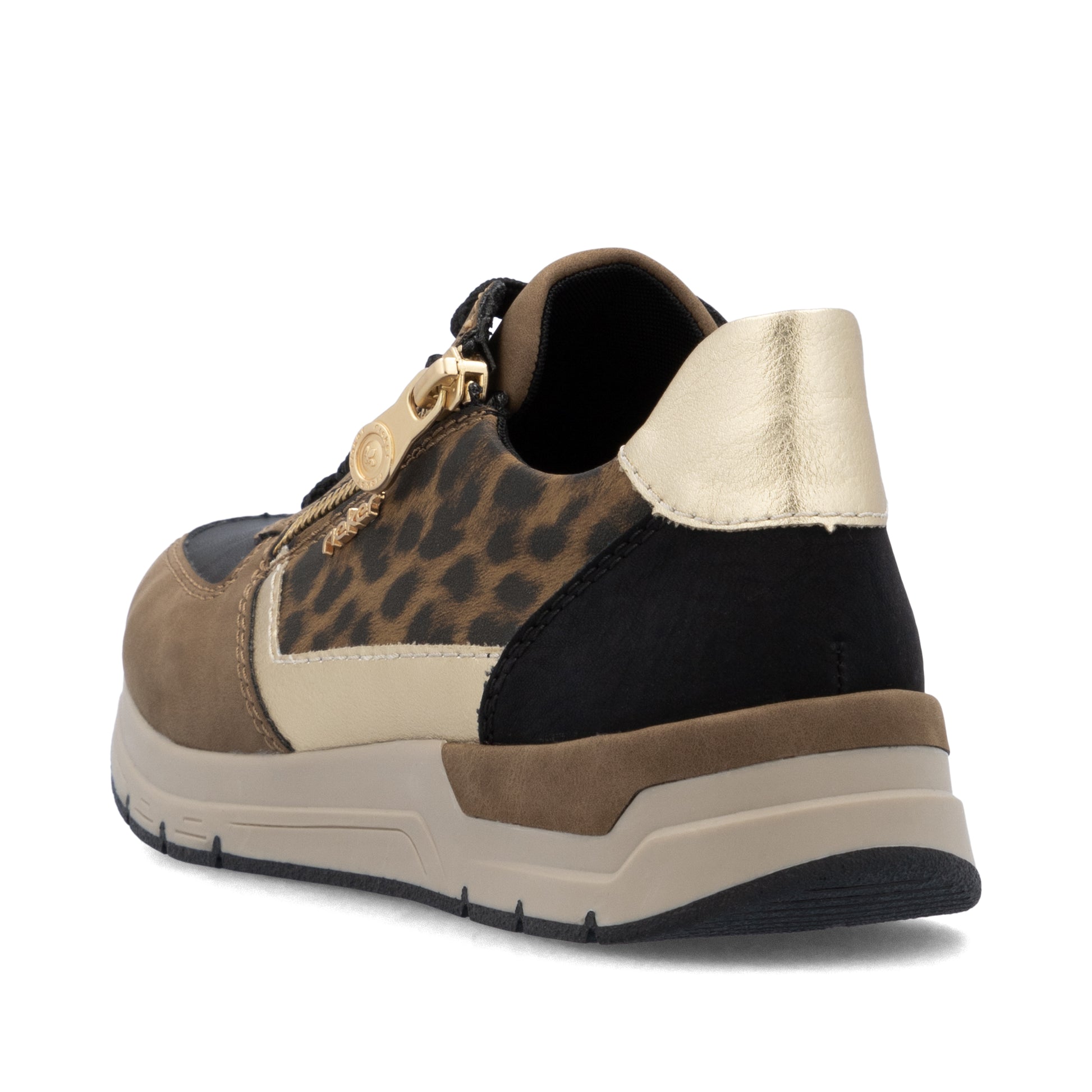 Brown Zip Shoes for Women | Rieker 58902-24