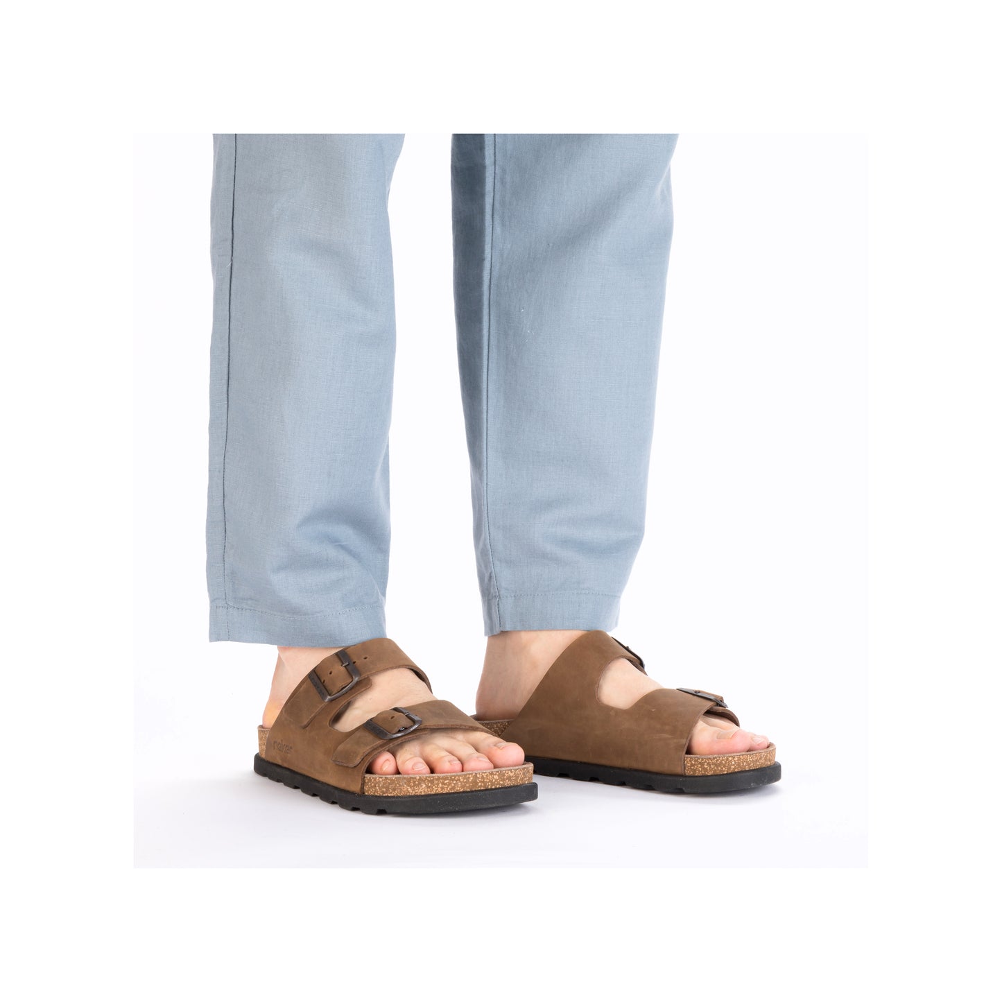Rieker Men's Mule Sandal - Brown | 21190-26