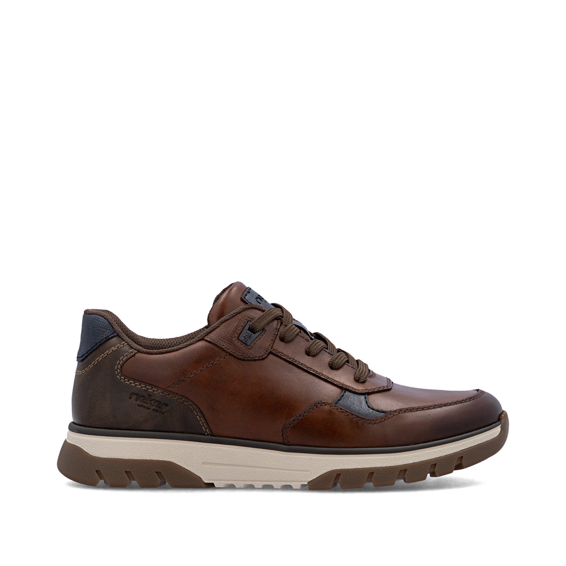 Brown Zip Shoes for Men | Rieker B9301-25