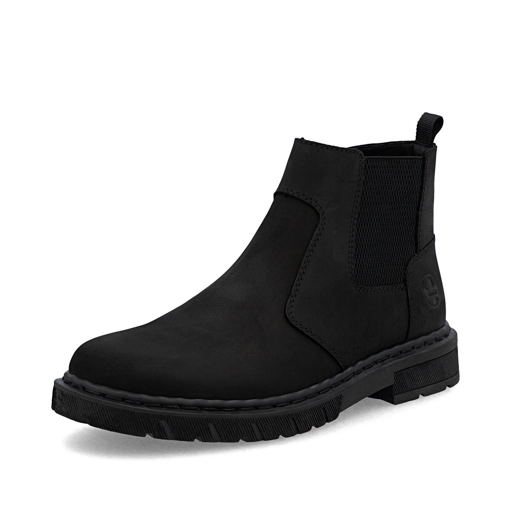 Black Zip Boots for Men | Rieker 31650-00