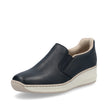Rieker Women's Casual Slip-on Shoe - Blue | 48761-14