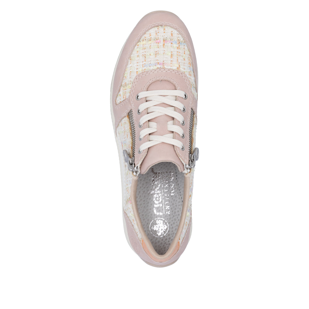 Pink Zip Shoes for Women | Rieker N1100-31