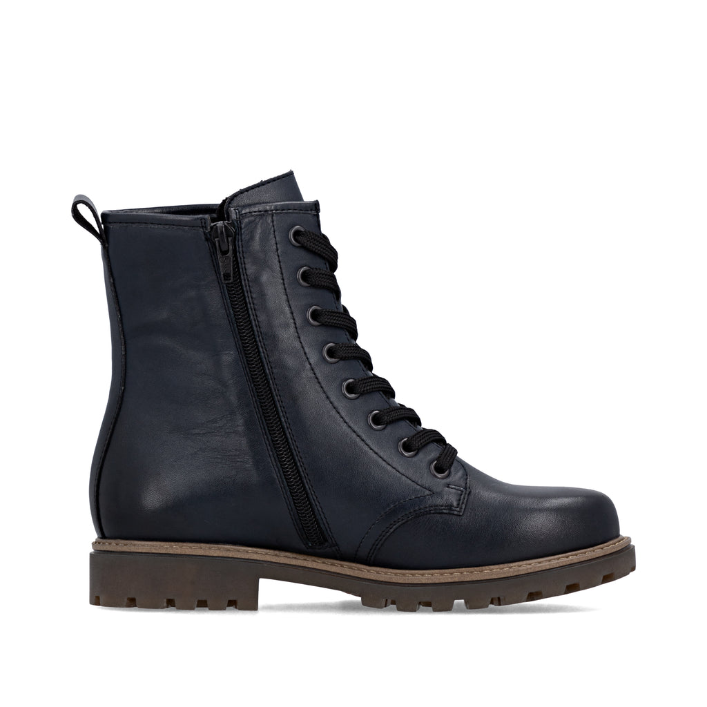 Blue Zip Boots for Women | Remonte D3C70-14