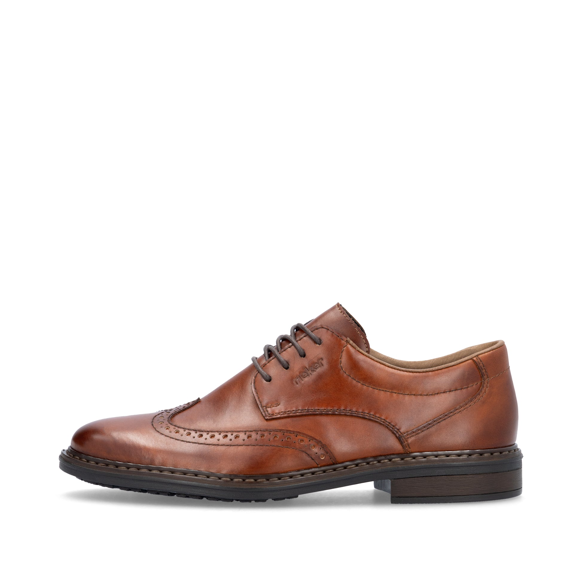 Brown Elasticated Shoes for Men | Rieker 17620-24