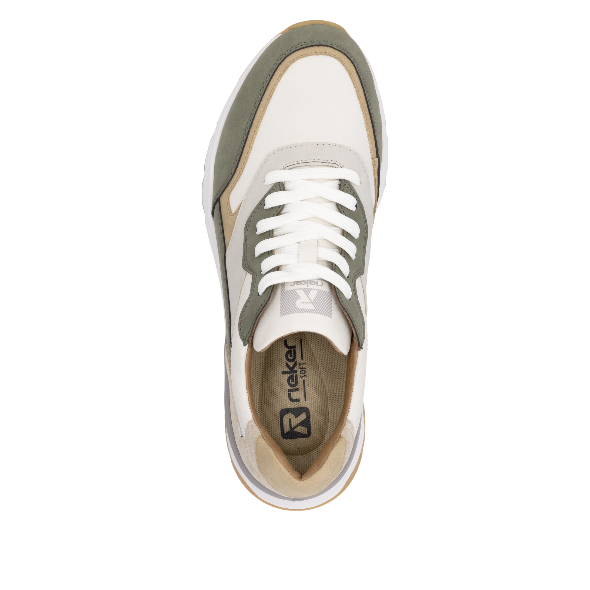 White Elasticated Shoes for Men | Rieker U0906-82