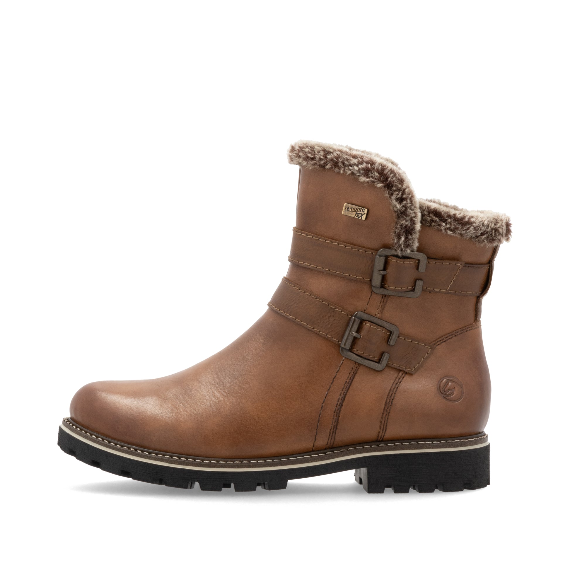 Brown Zip Boots for Women | Remonte D8484-24