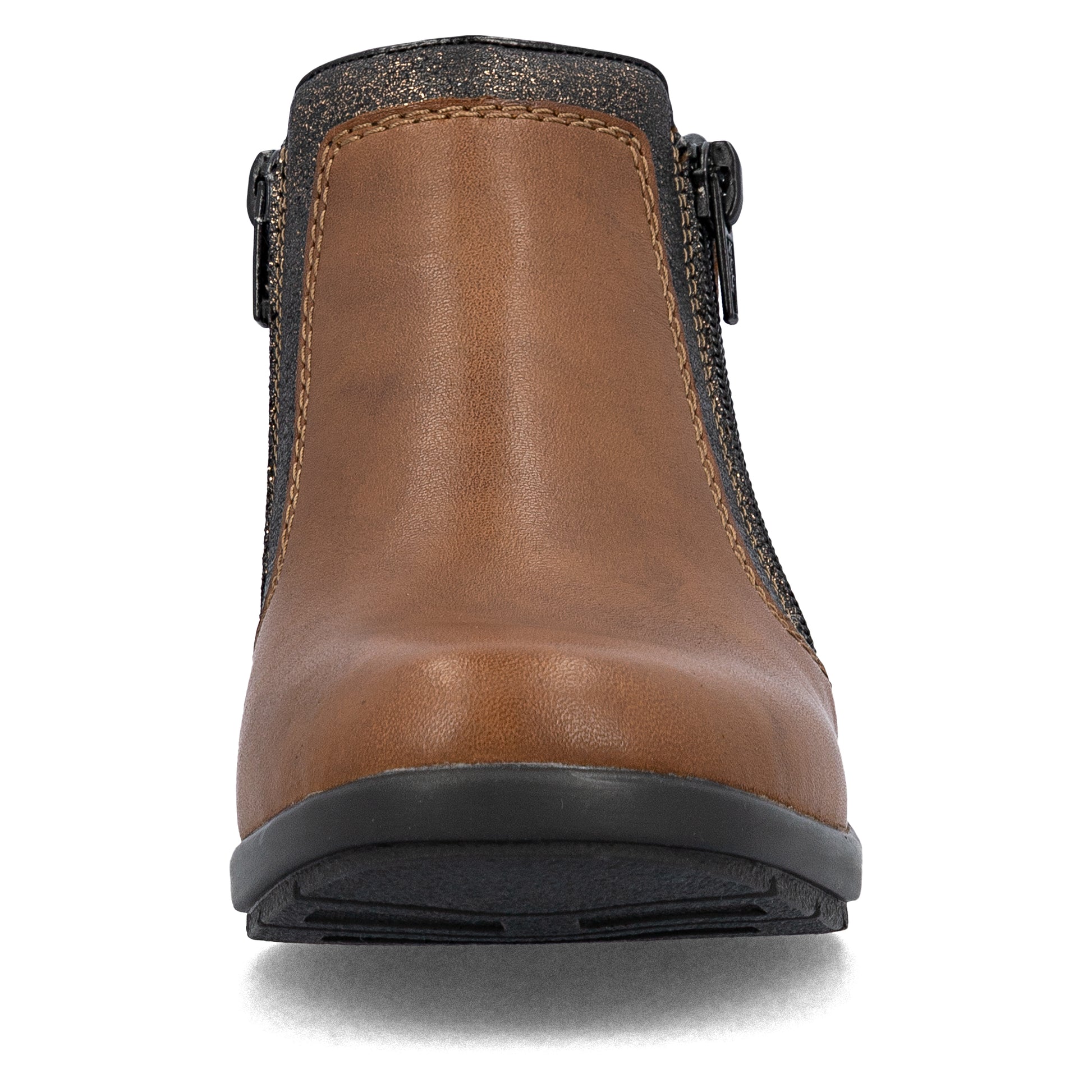 Brown Zip Boots for Women | Rieker L4883-24