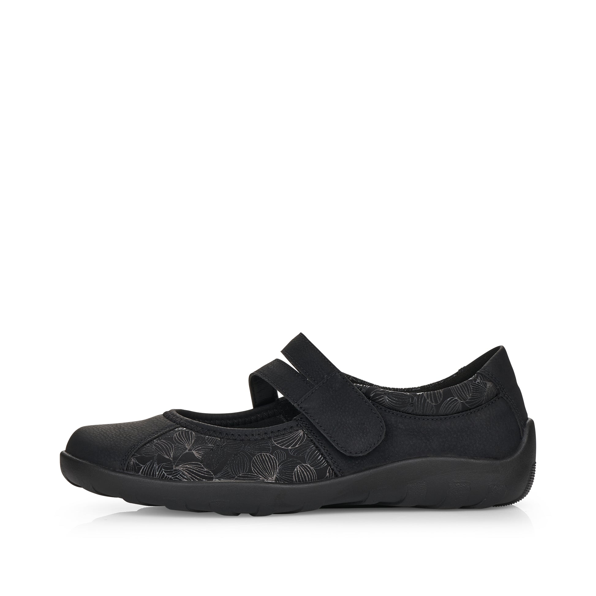 Black Hook & Loop Shoes for Women | Remonte R3510-03