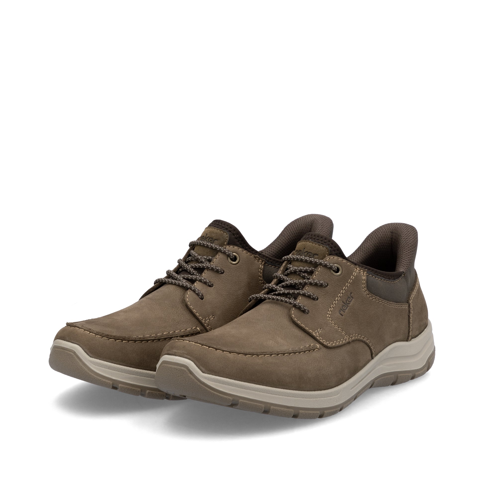 Brown Elasticated Shoes for Men | Rieker 03656-24