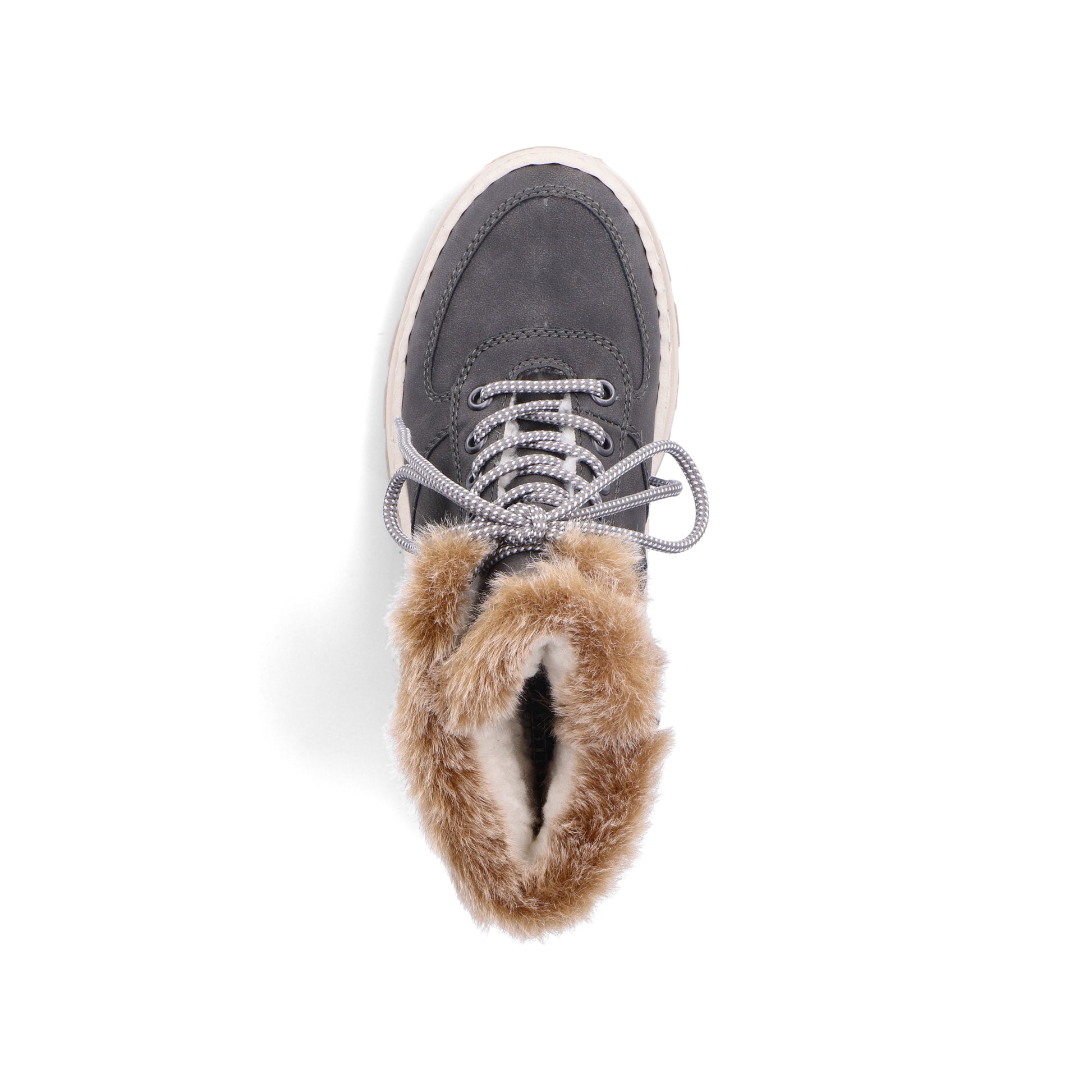 Grey Zip Boots for Women | Rieker X9335-45