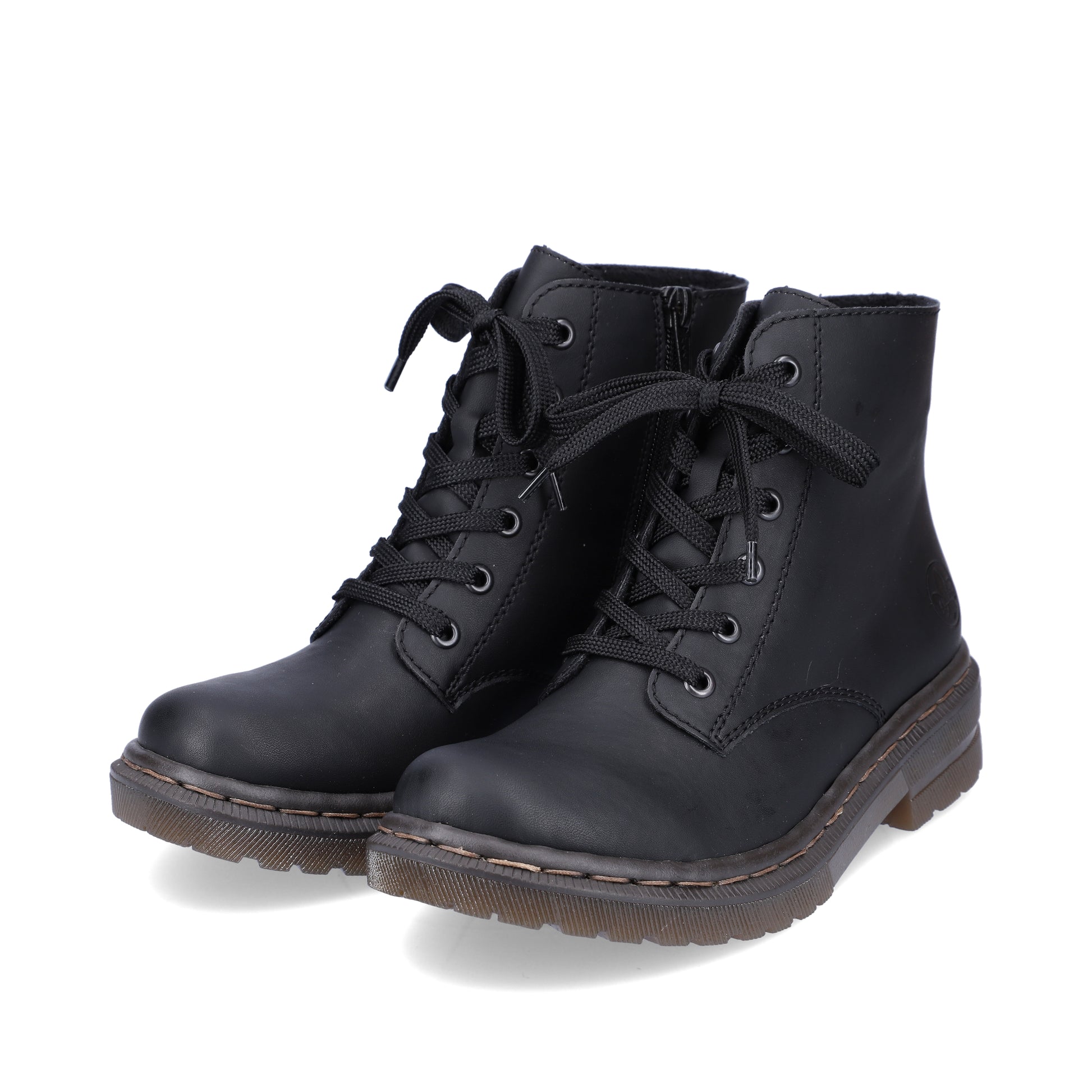 Black Zip Boots for Women | Rieker 78240-00