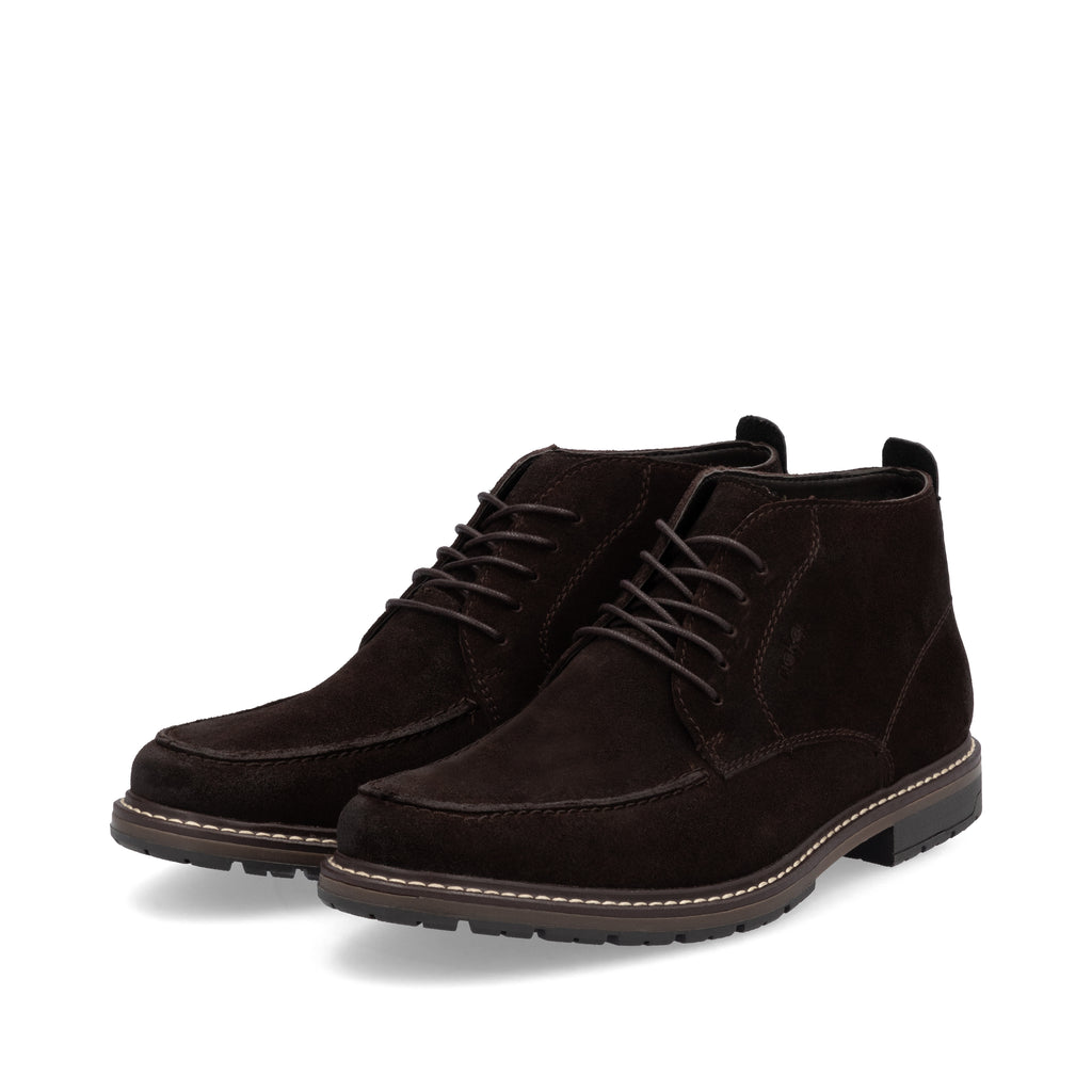 Brown Elasticated Boots for Men | Rieker 13700-25