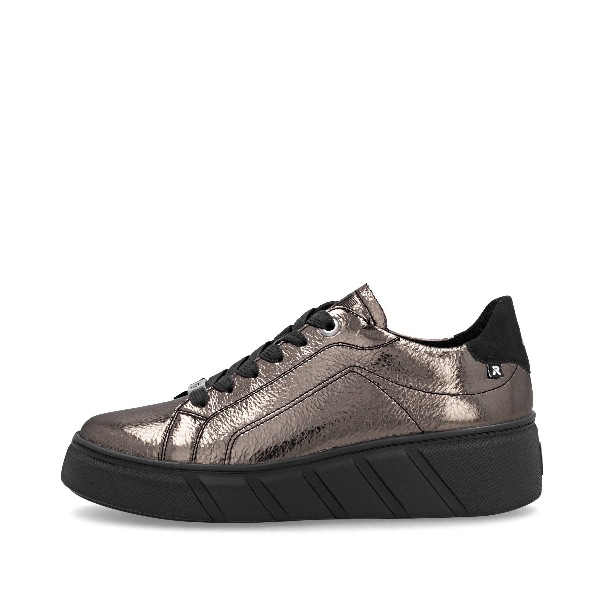 Metallic Elasticated Shoes for Women | Rieker W2601-91