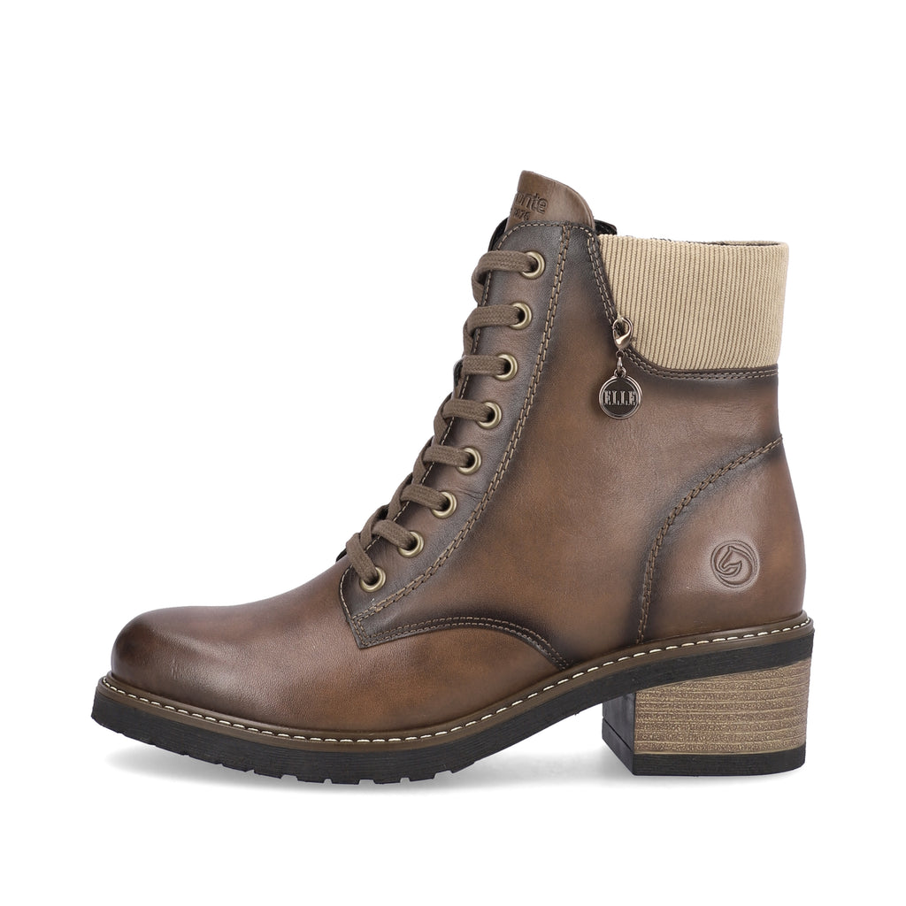 Brown Zip Boots for Women | Remonte D1A70-22