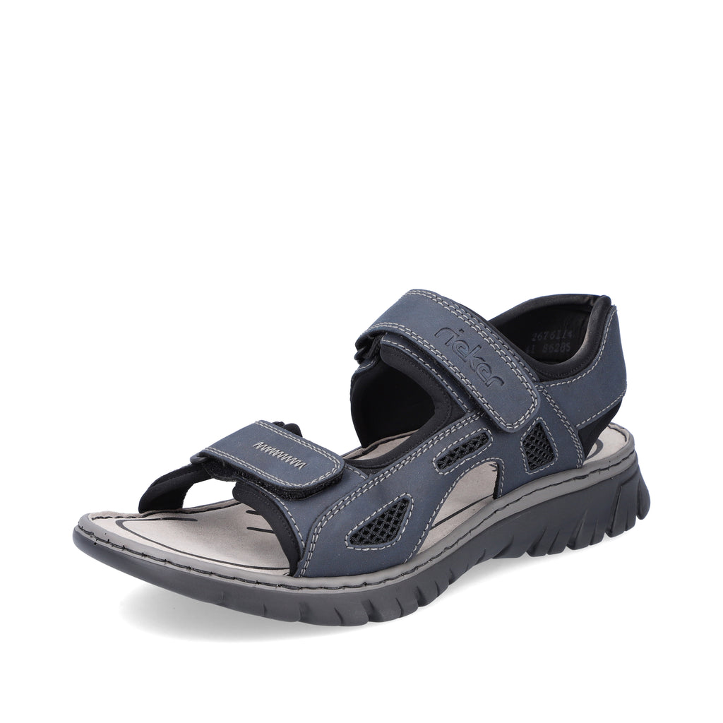 Blue Hook & Loop Sandals for Men | Rieker 26761-14