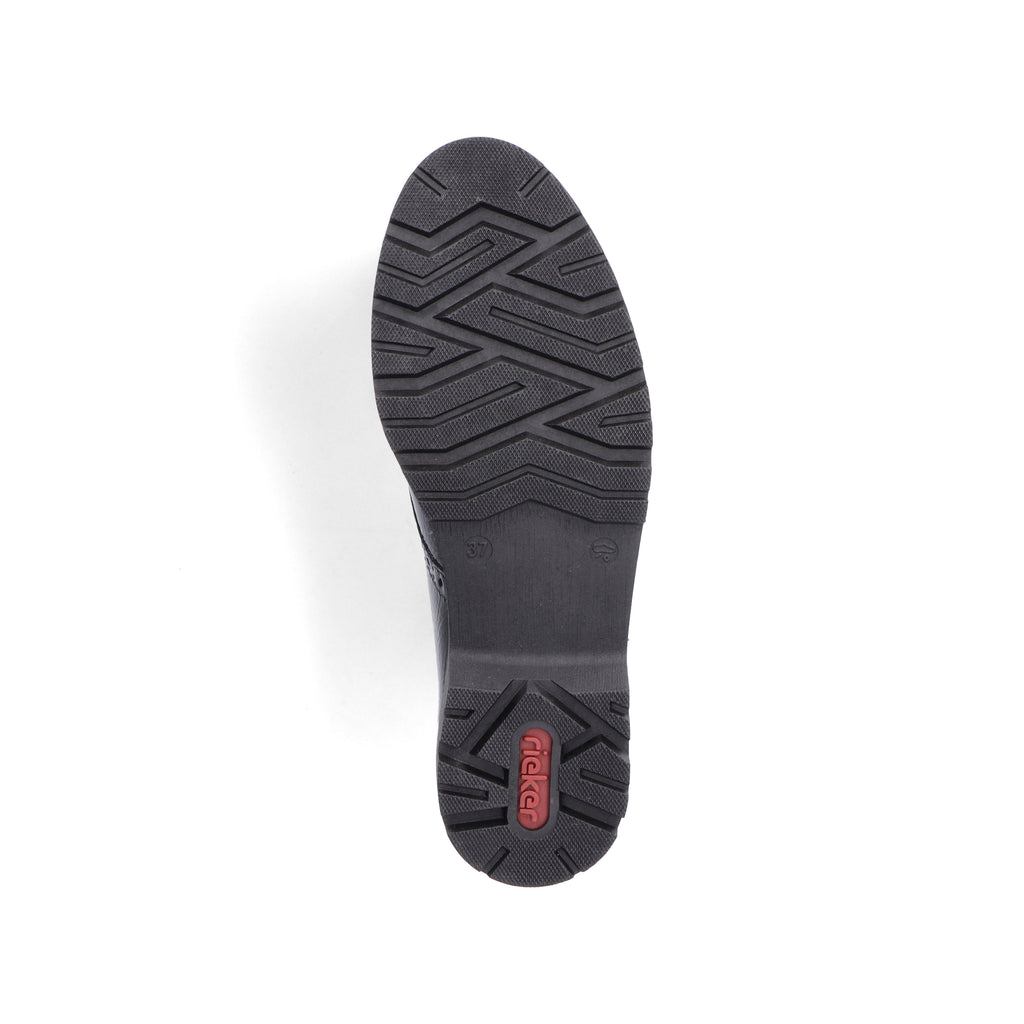 Black Elasticated Shoes for Women | Rieker 45502-00