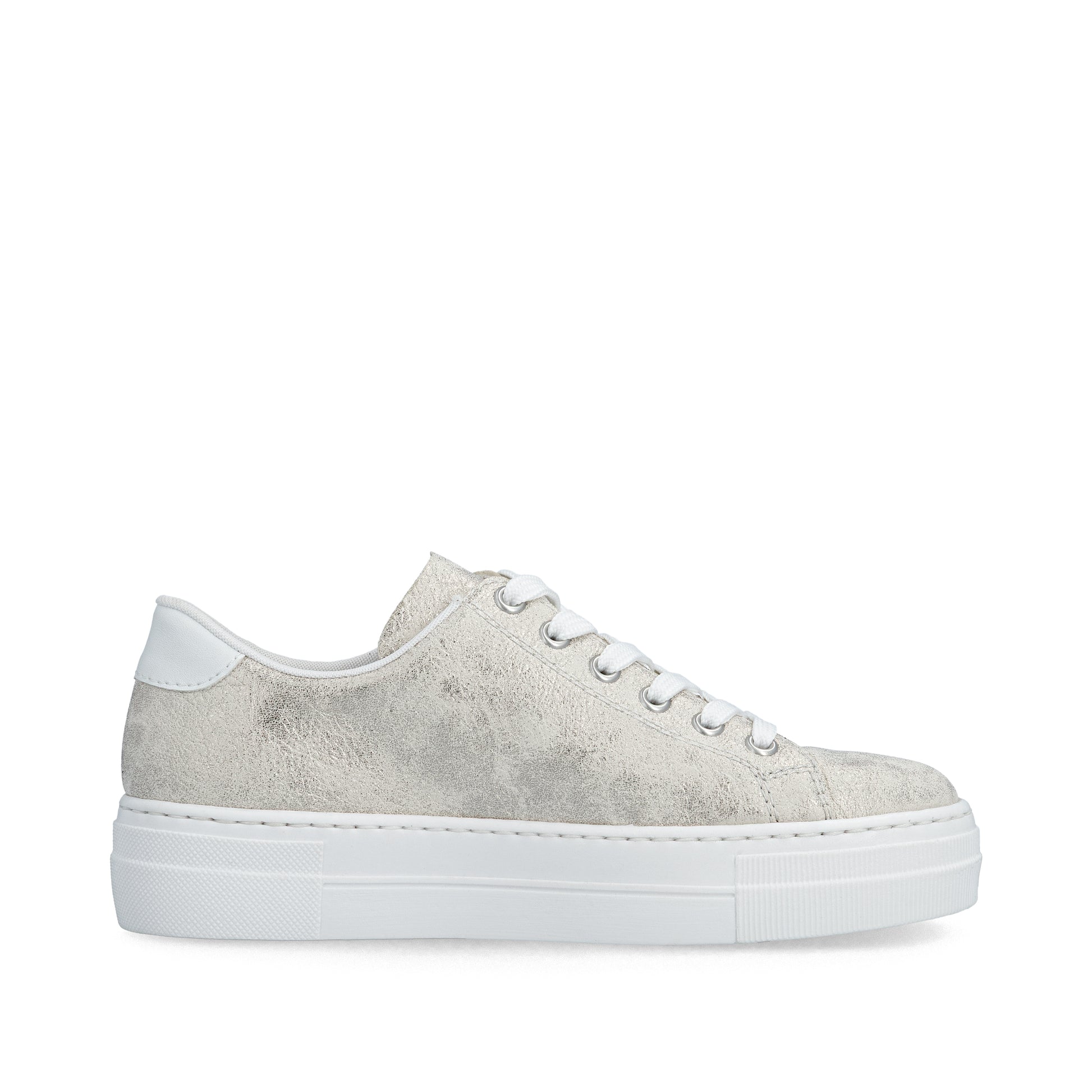 Metallic Elasticated Shoes for Women | Rieker N49W1-90