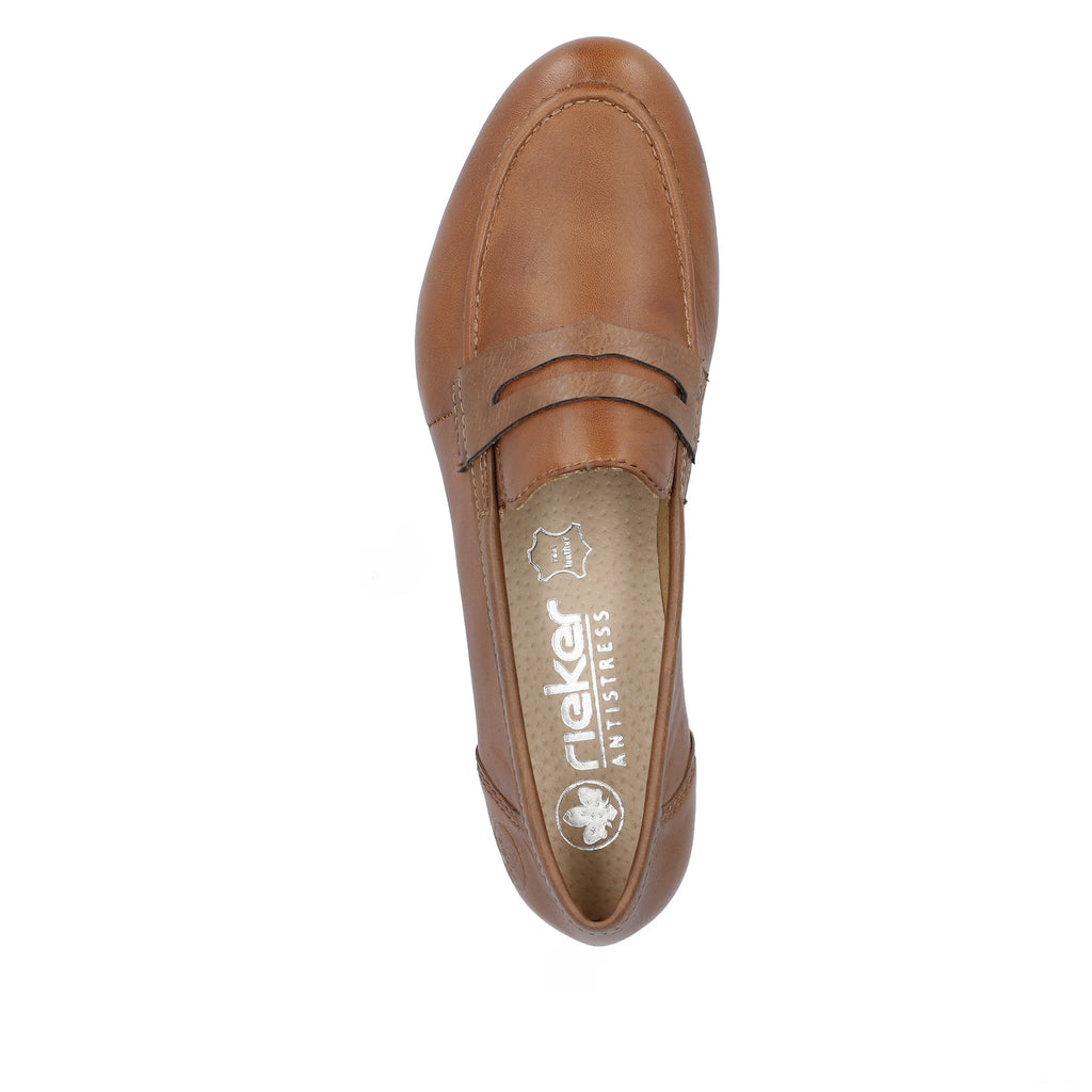 Brown Elasticated Shoes for Women | Rieker 51954-25