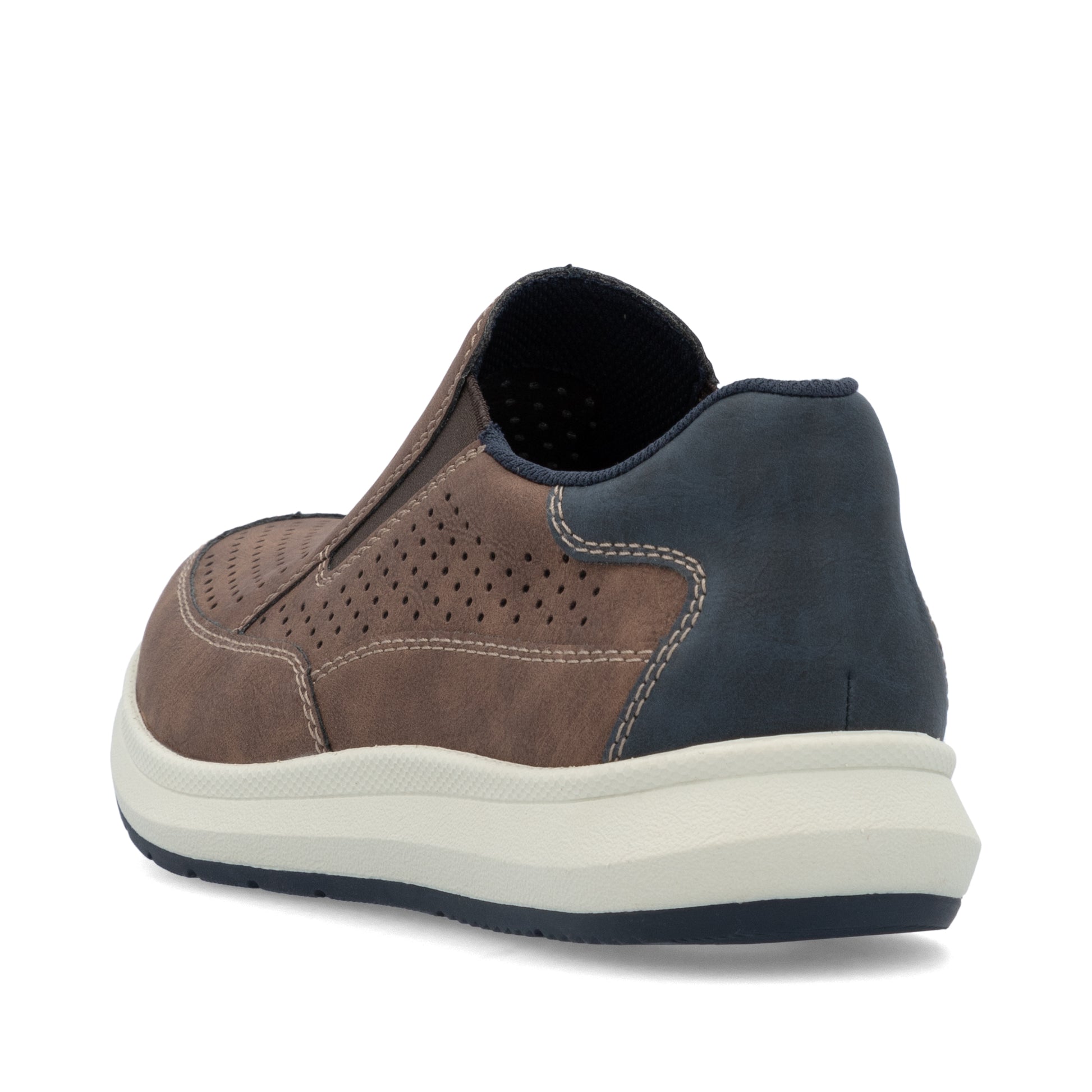 Brown Elasticated Shoes for Men | Rieker 16952-24
