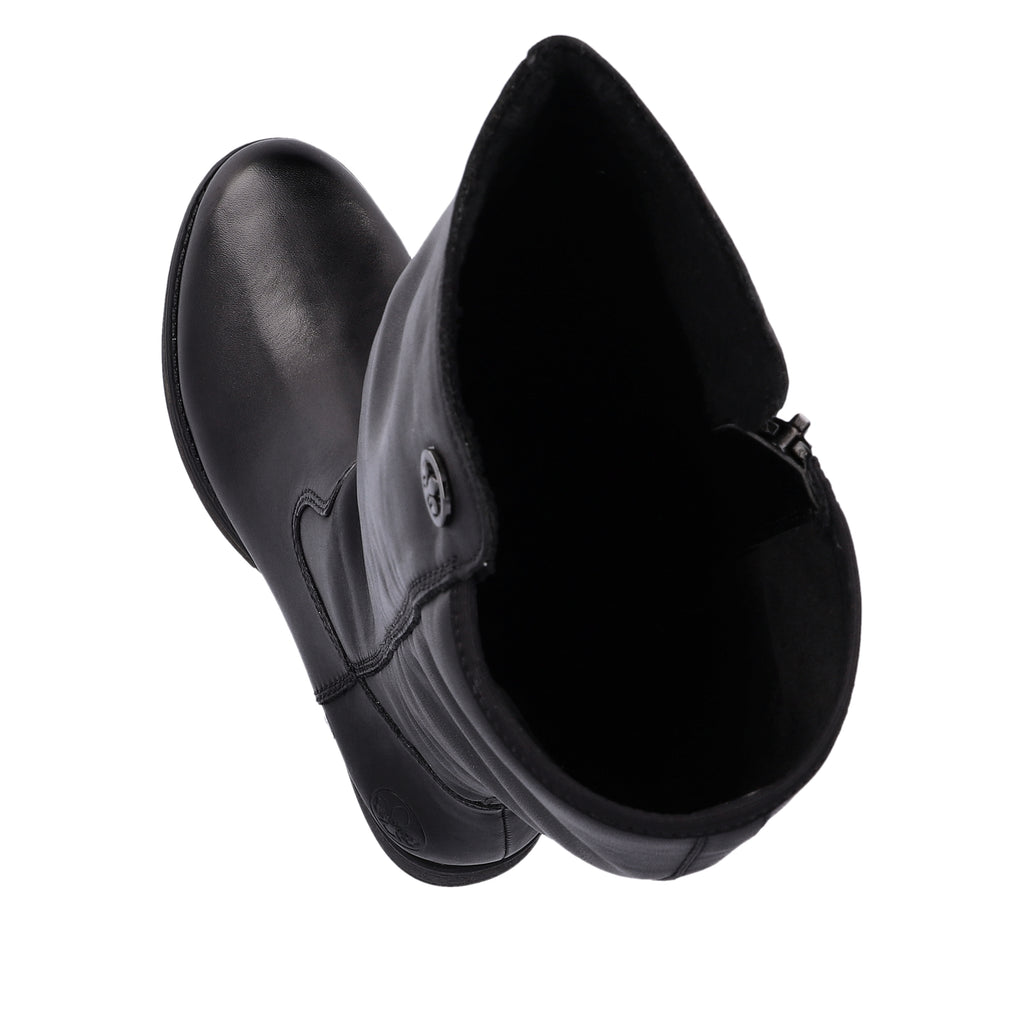 Black Zip Boots for Women | Rieker Z9591-01