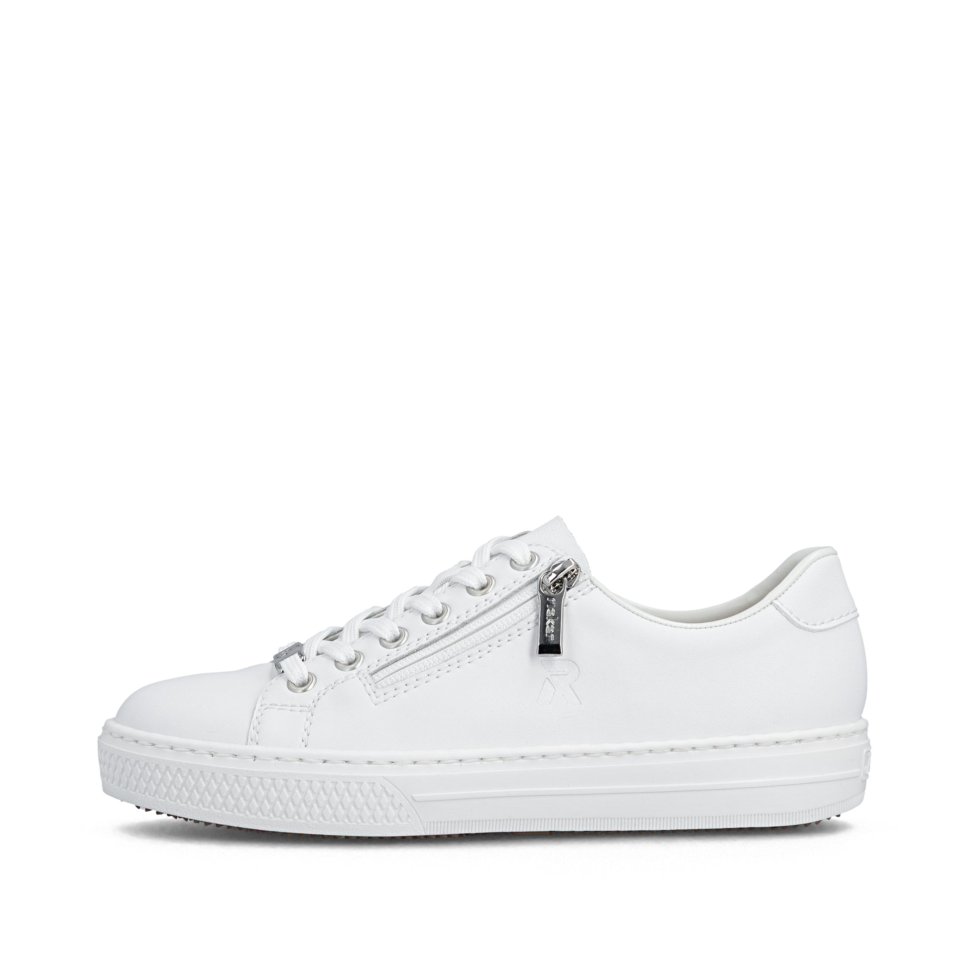 White Zip Shoes for Women | Rieker L59L1-83