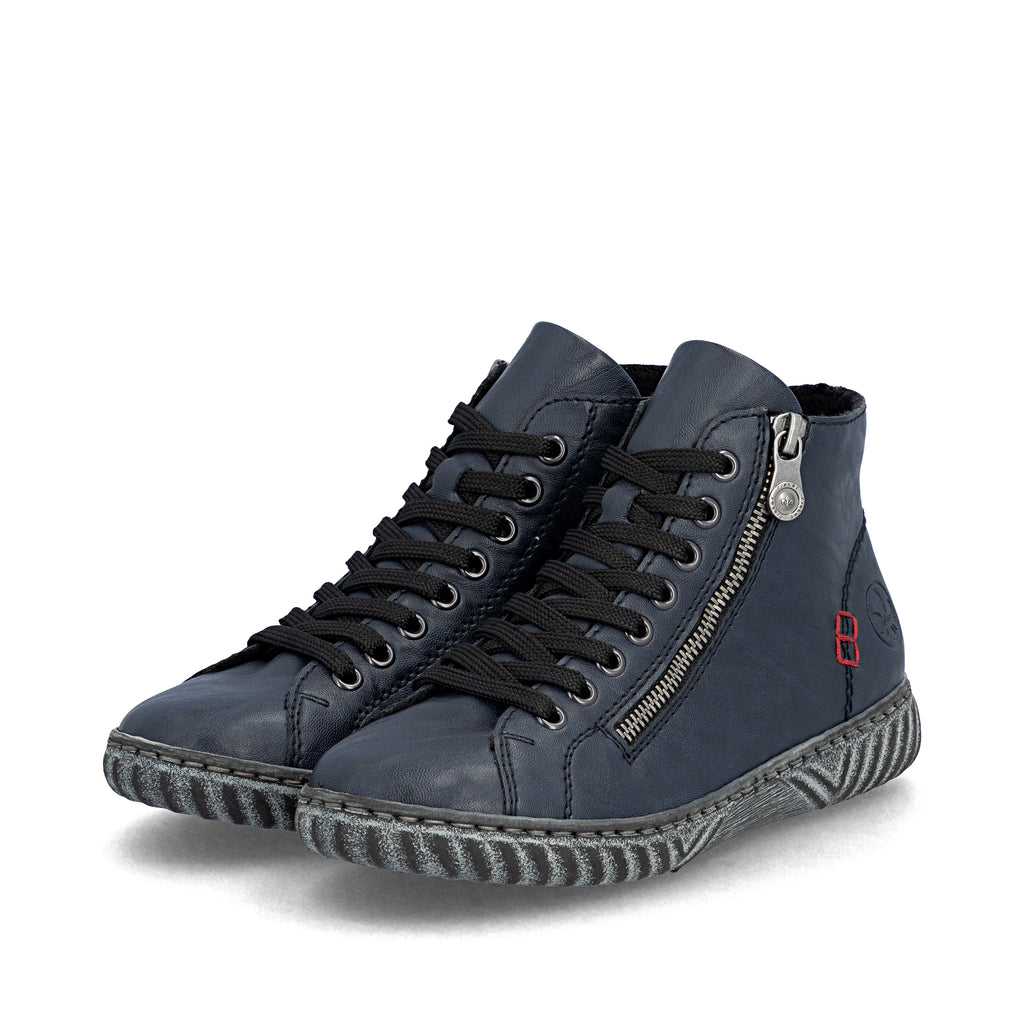 Blue Zip Boots for Women | Rieker N0921-14