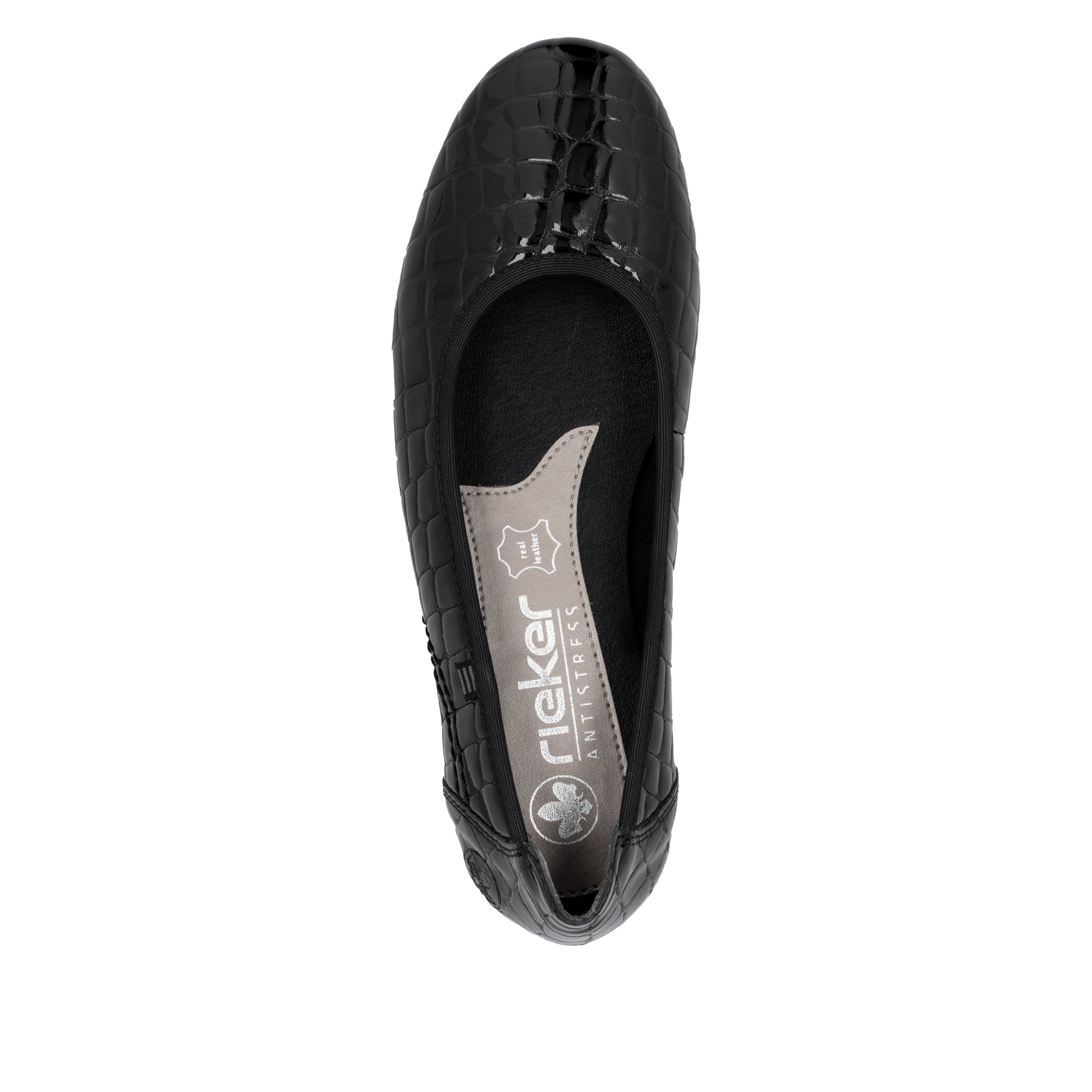 Black Slip-On Shoes for Women | Rieker L9350-01