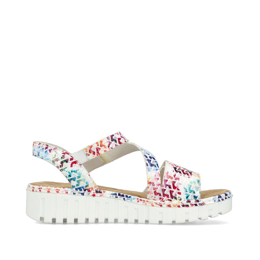 Rieker Woman's Sandals - Multi-Coloured | V1364-90