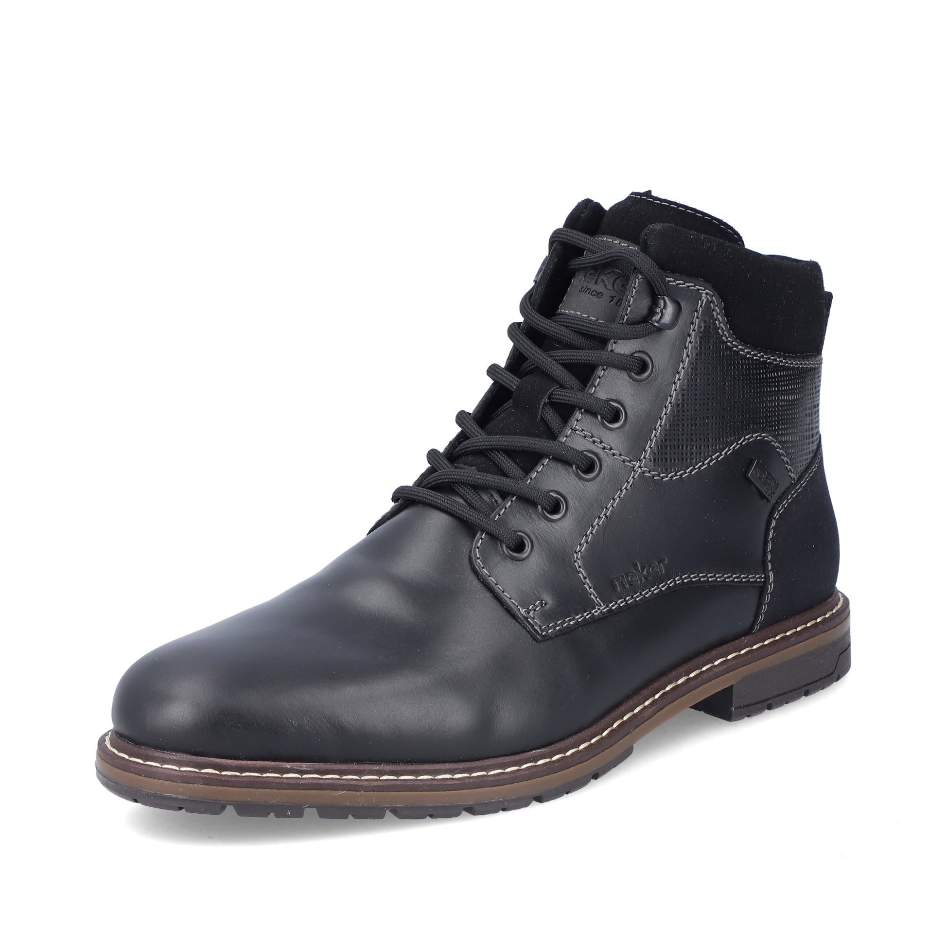 Black Zip Boots for Men | Rieker 13740-00