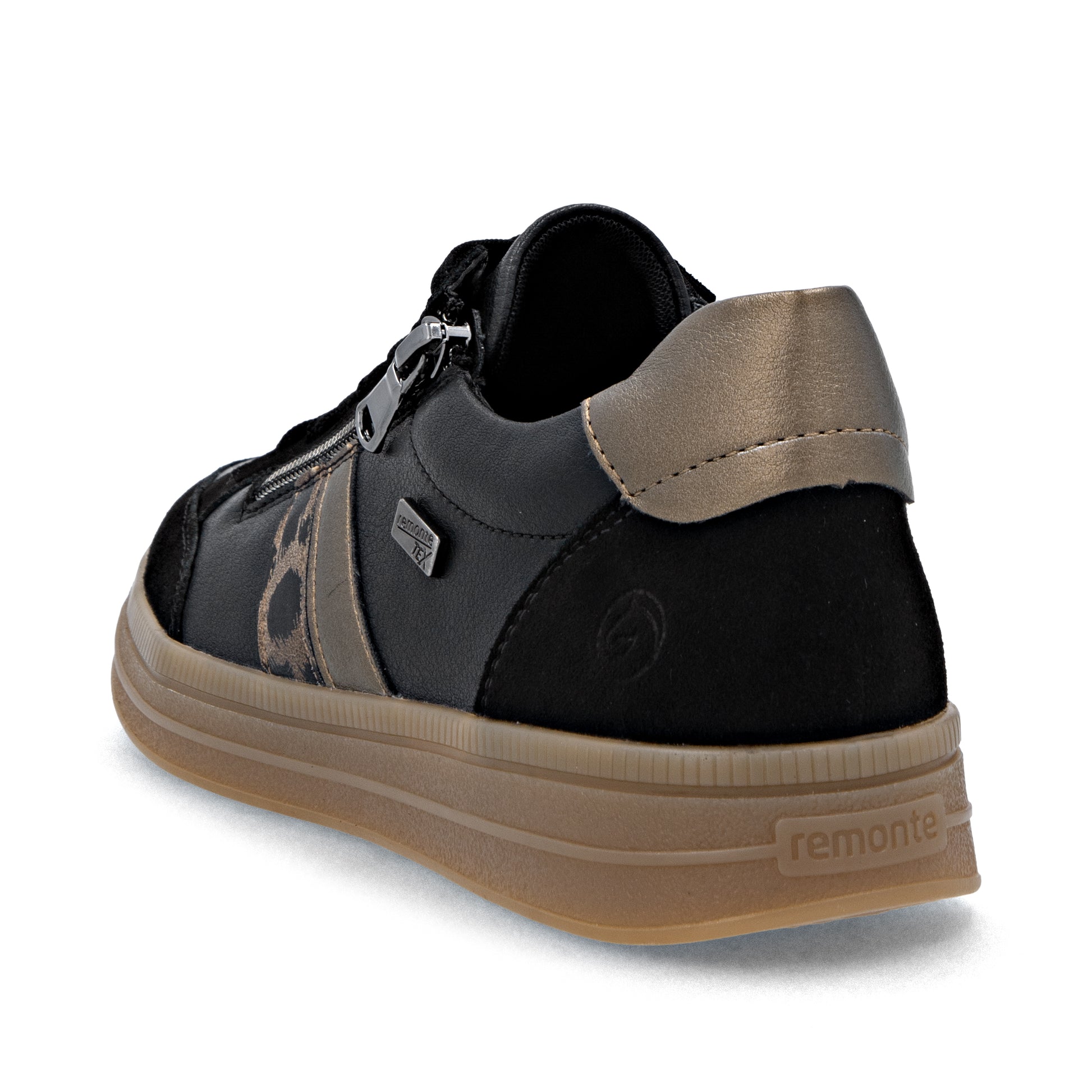 Black Zip Shoes for Women | Remonte D2C04-03