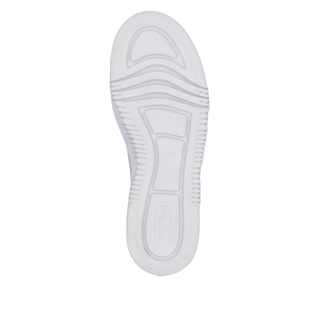 Beige Zip Shoes for Women | Rieker M1953-60