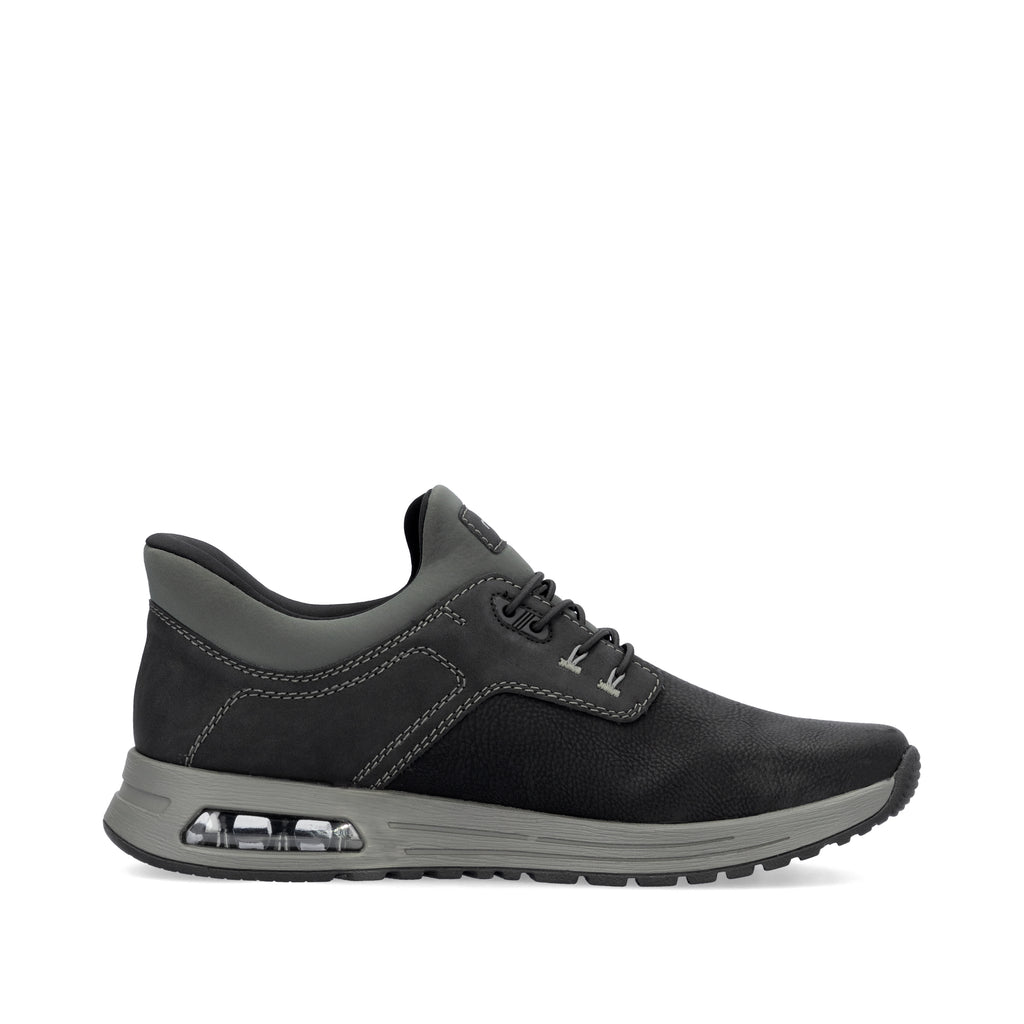 Black Elasticated Shoes for Men | Rieker B1051-00