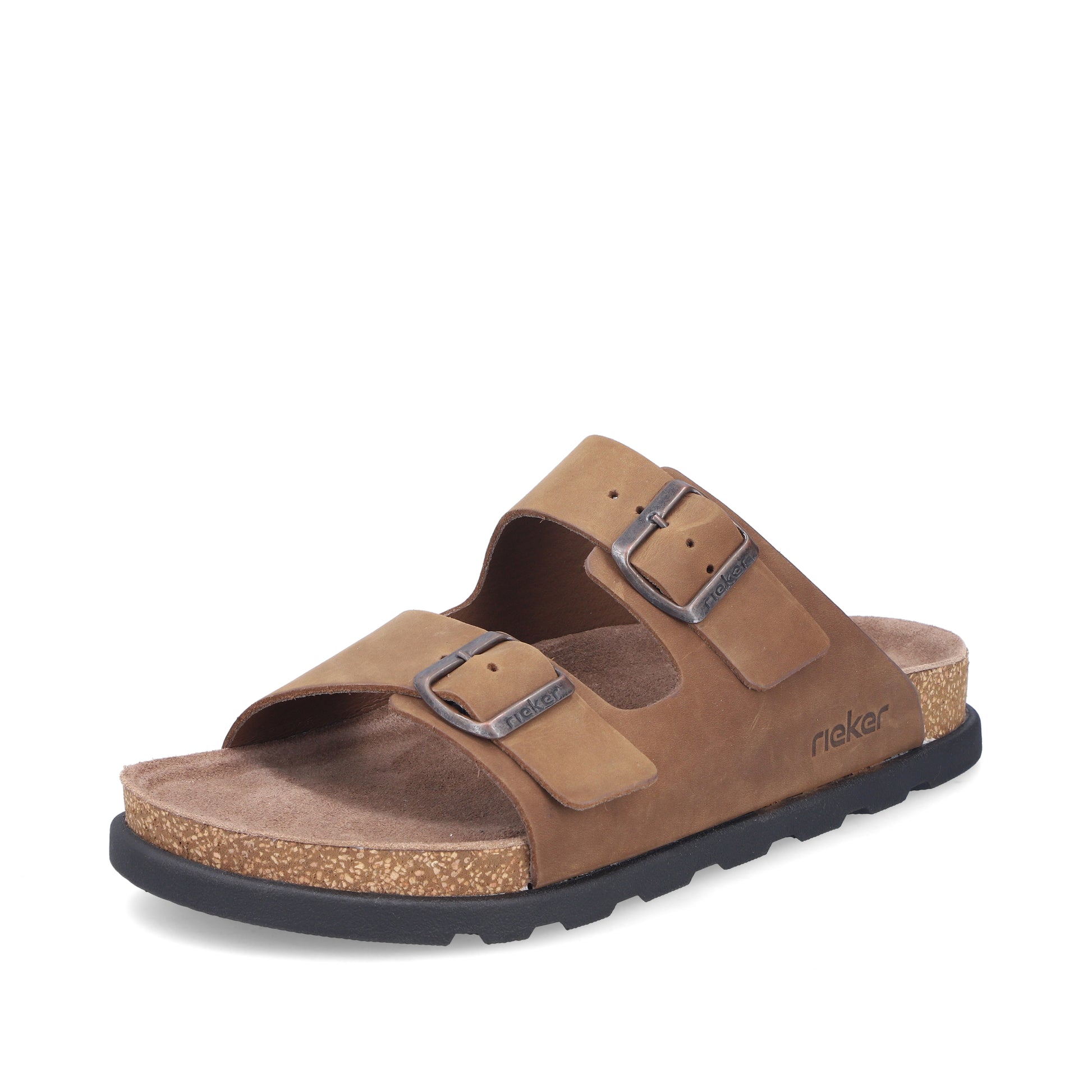 Brown Buckle Sandals for Men | Rieker 21190-26
