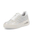 Rieker Women's Trainer - Silver/Platinum | N6402-40