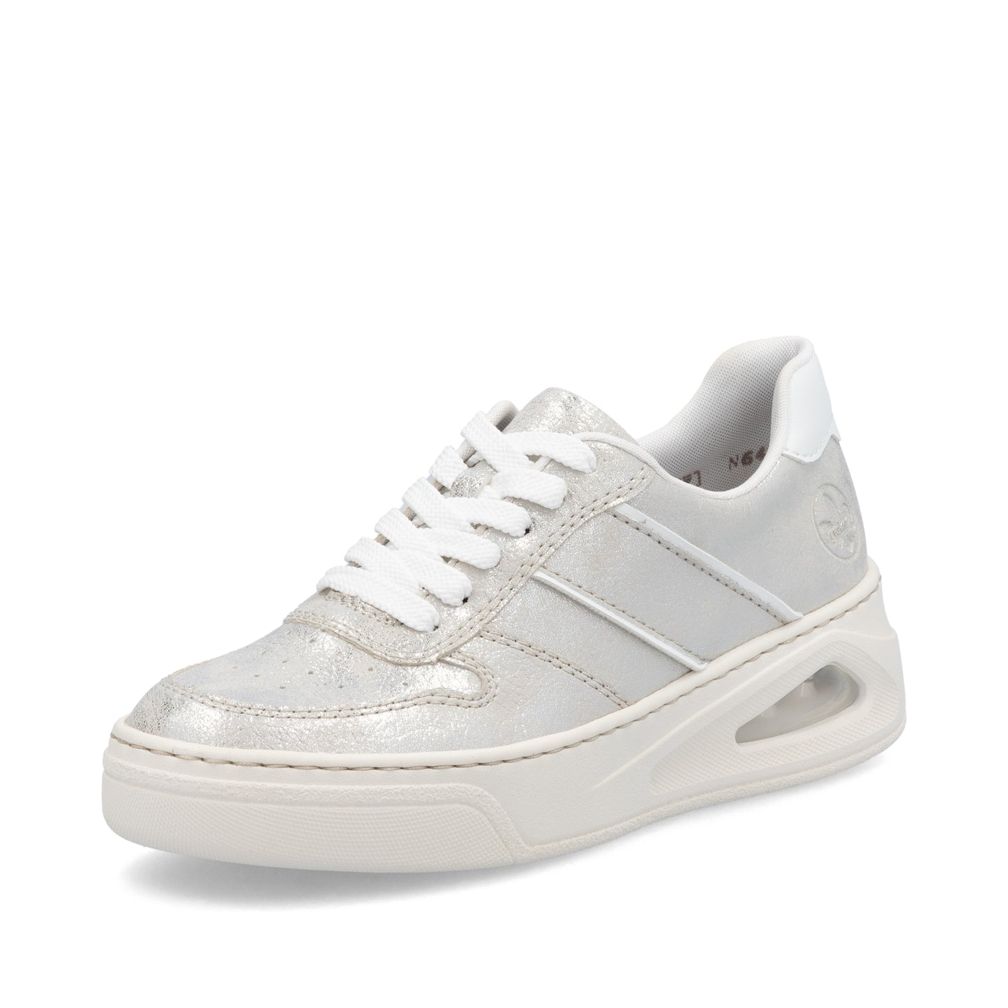 Rieker Women's Trainer - Silver/Platinum | N6402-40