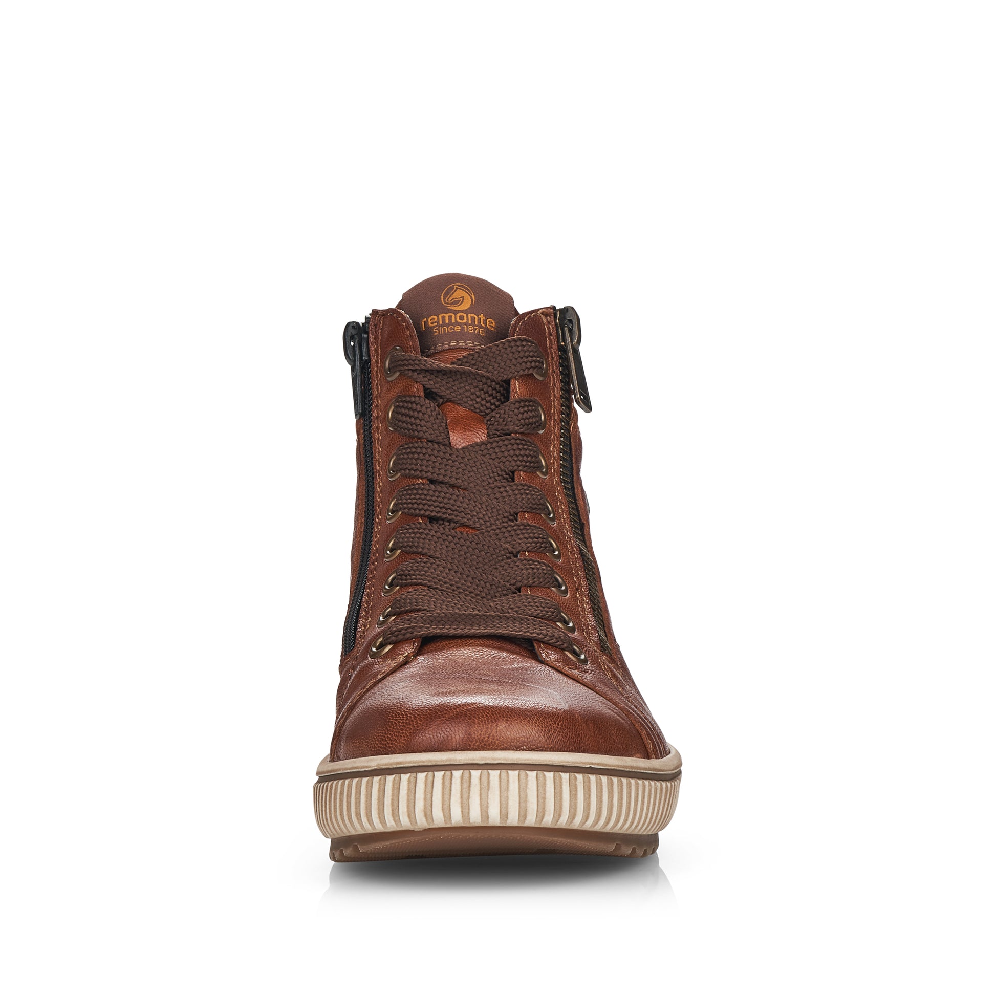 Brown Zip Boots for Women | Remonte D0772-22