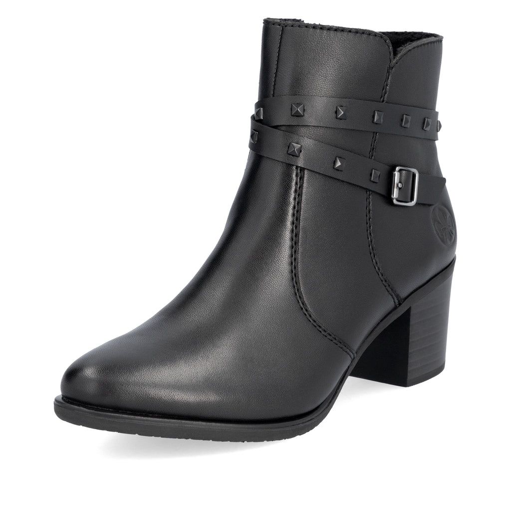 Black Zip Boots for Women | Rieker Y2059-00