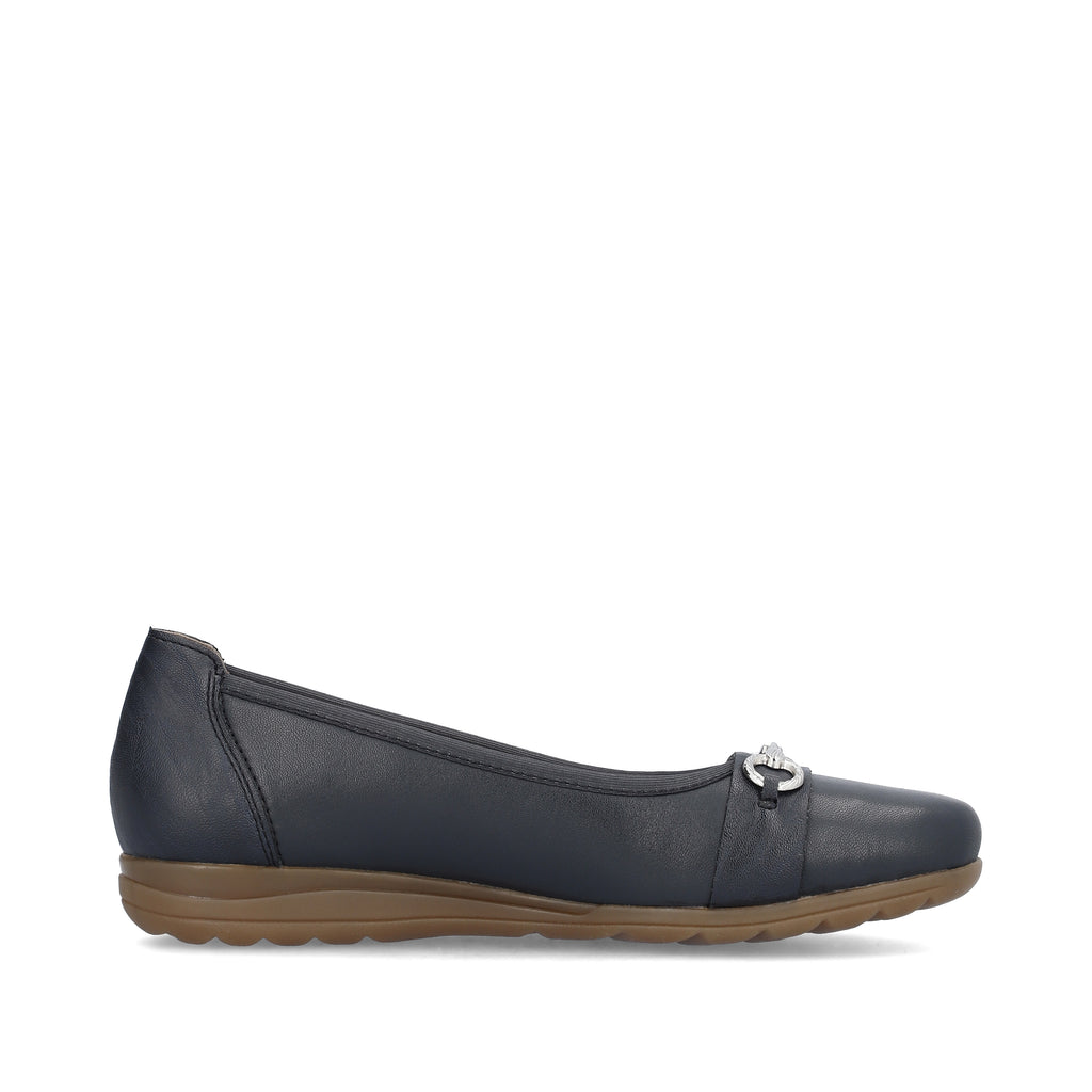 Blue Slip-On Shoes for Women | Rieker L9360-14