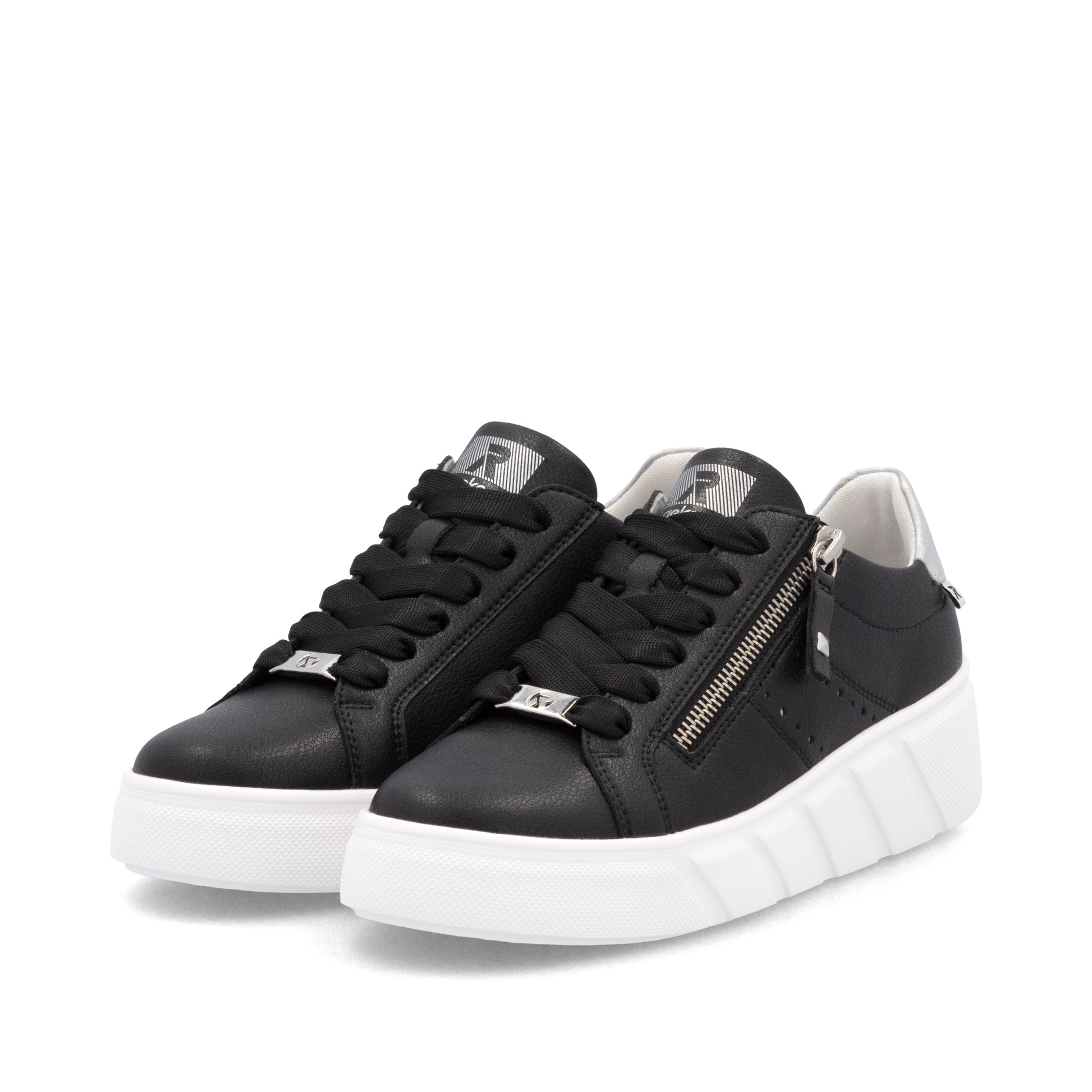 Black Zip Shoes for Women | Rieker W2605-00