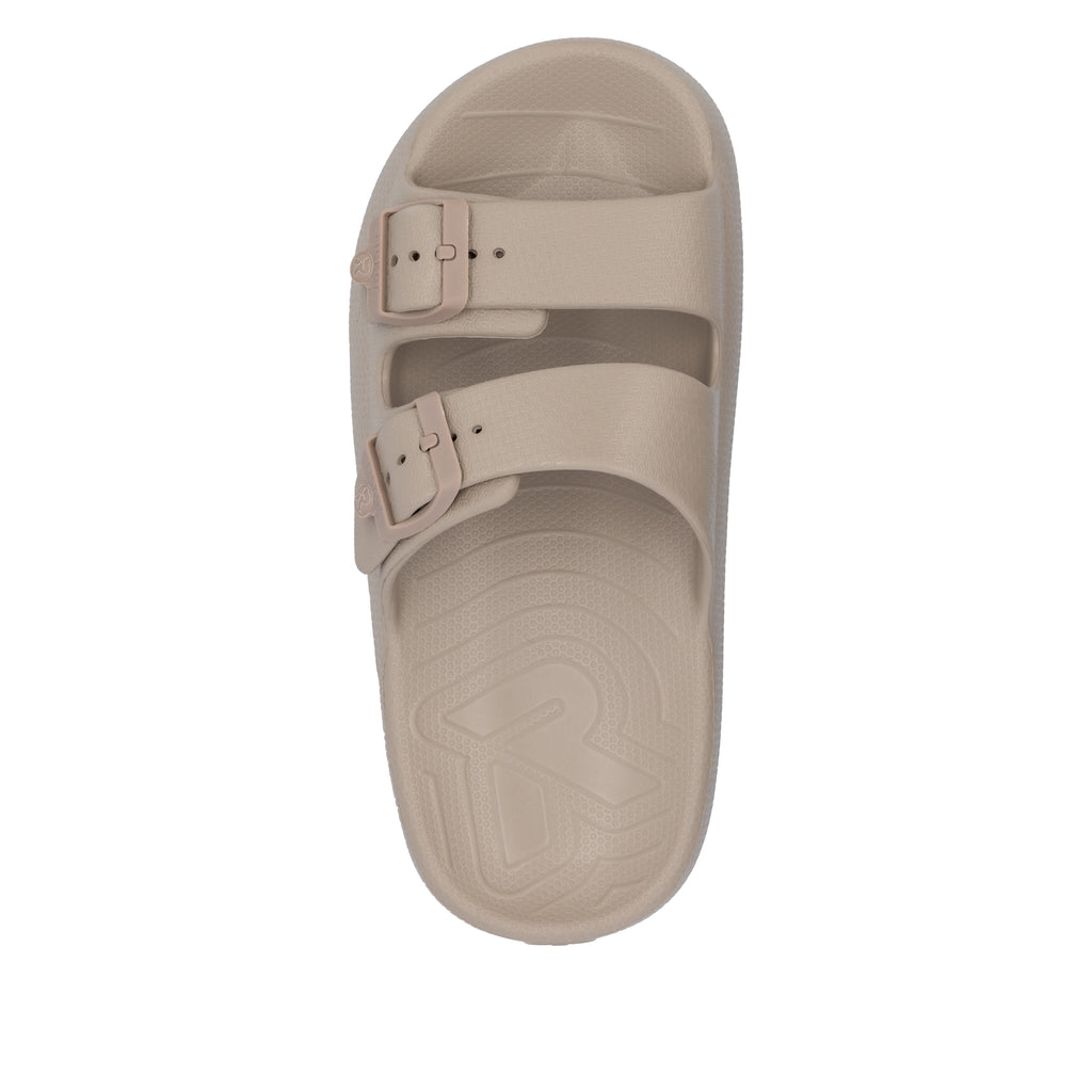 Beige Buckle Sandals for Women | Rieker P2450-60
