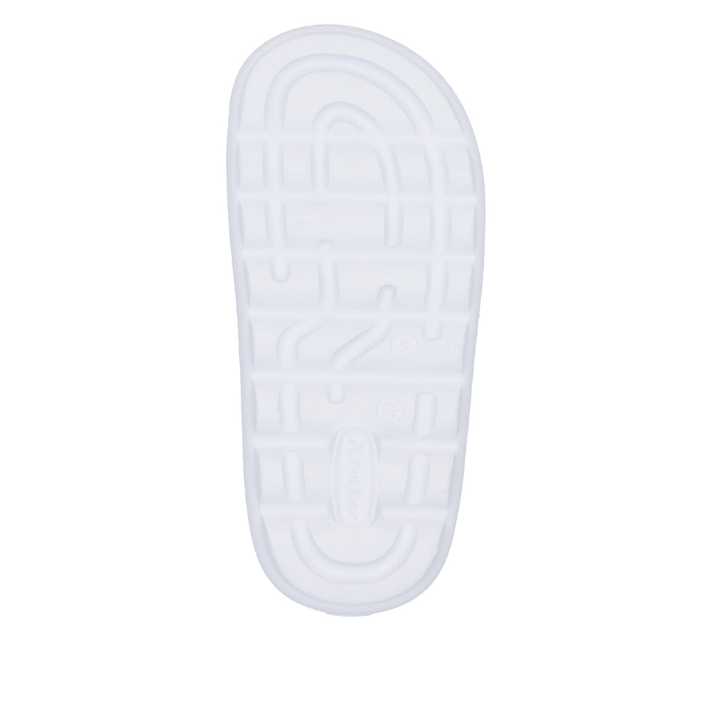 White Buckle Sandals for Women | Rieker P2450-80