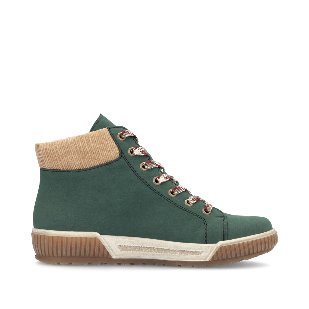 Green Zip Boots for Women | Rieker N0709-54