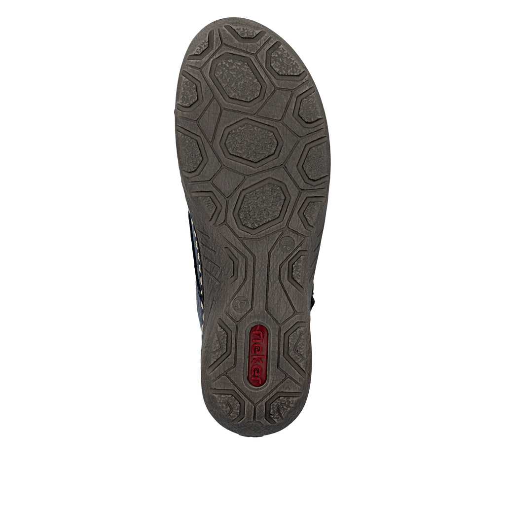 Blue Elasticated Boots for Women | Rieker 52509-14
