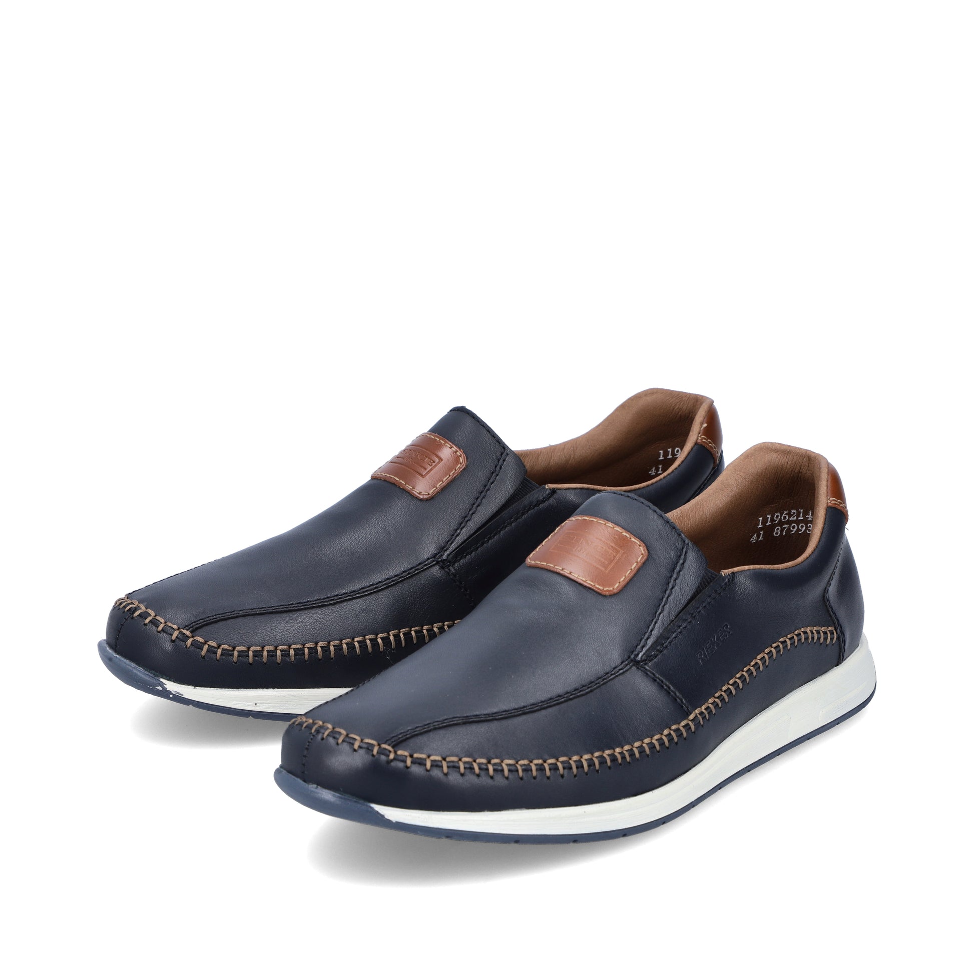 Blue Elasticated Shoes for Men | Rieker 11962-14