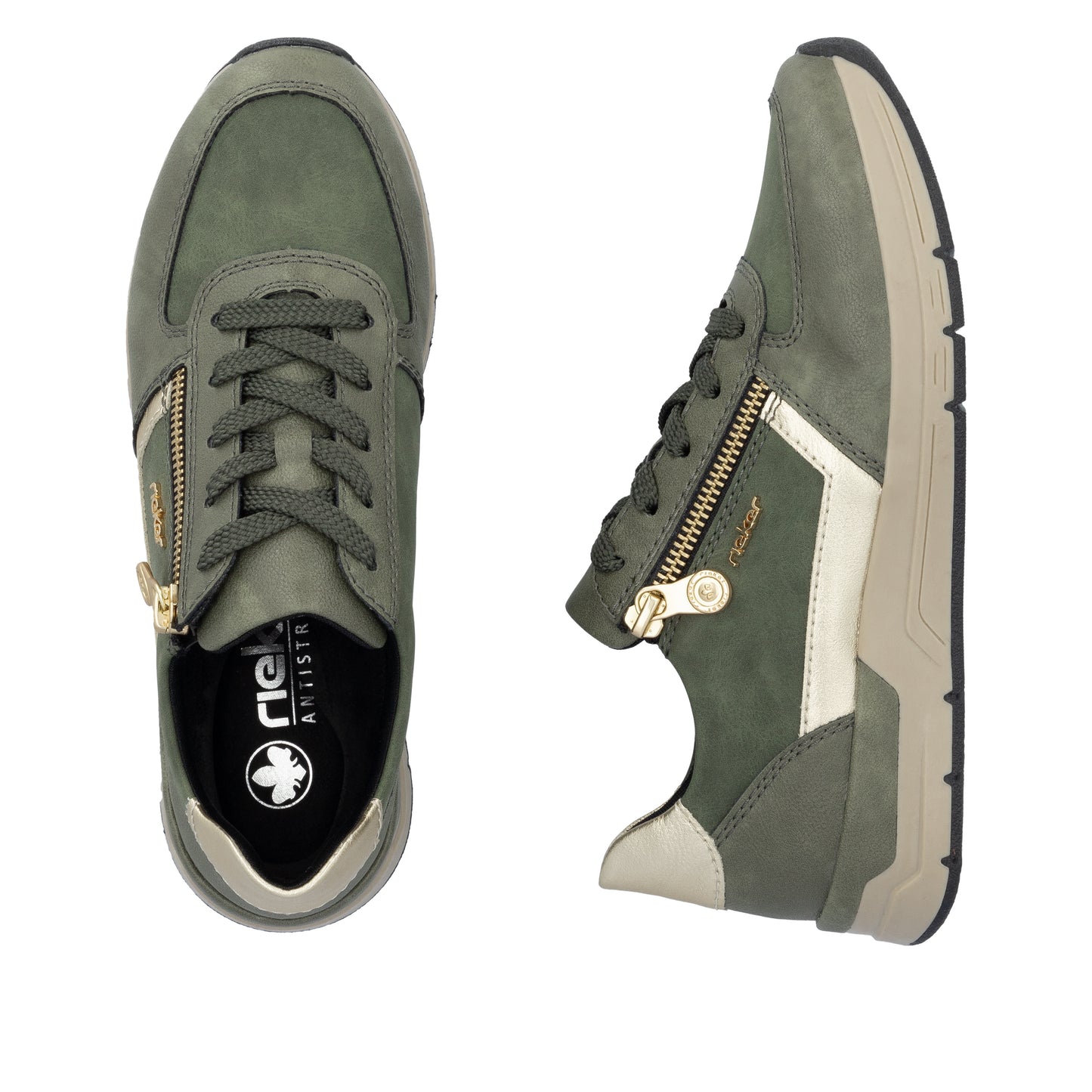 Rieker Women's Trainer - Green | 58902-54