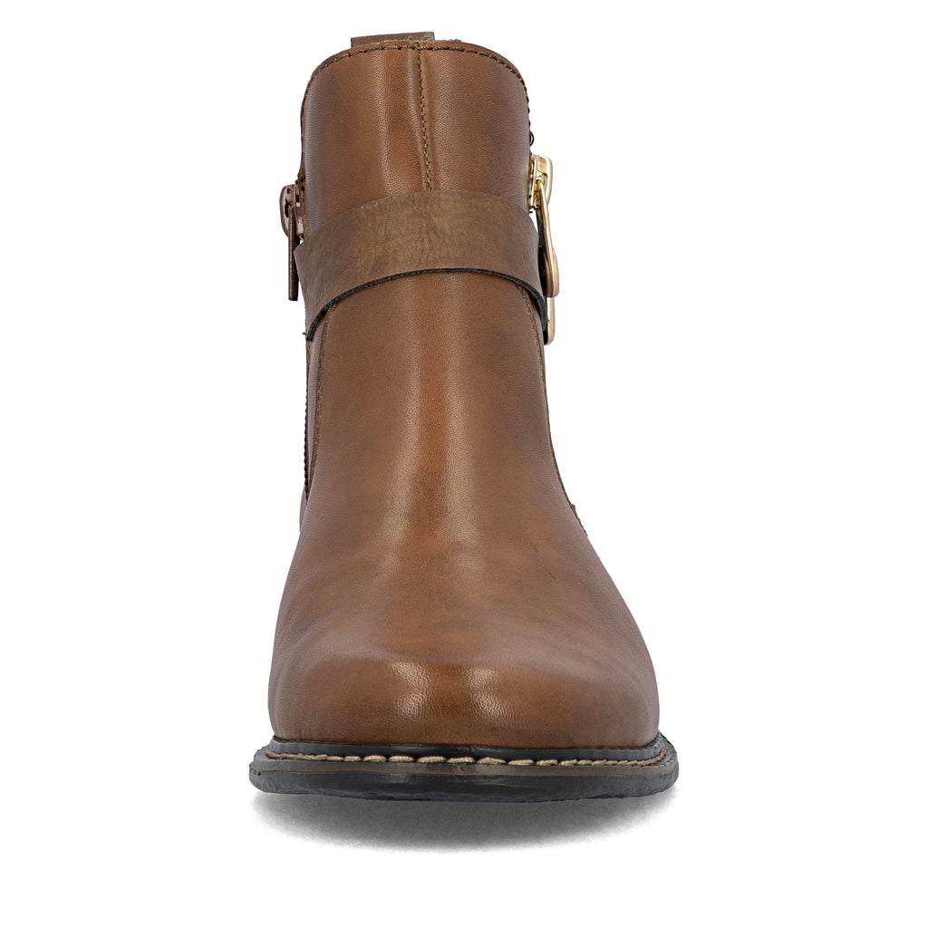 Brown Zip Boots for Women | Rieker Z4959-22