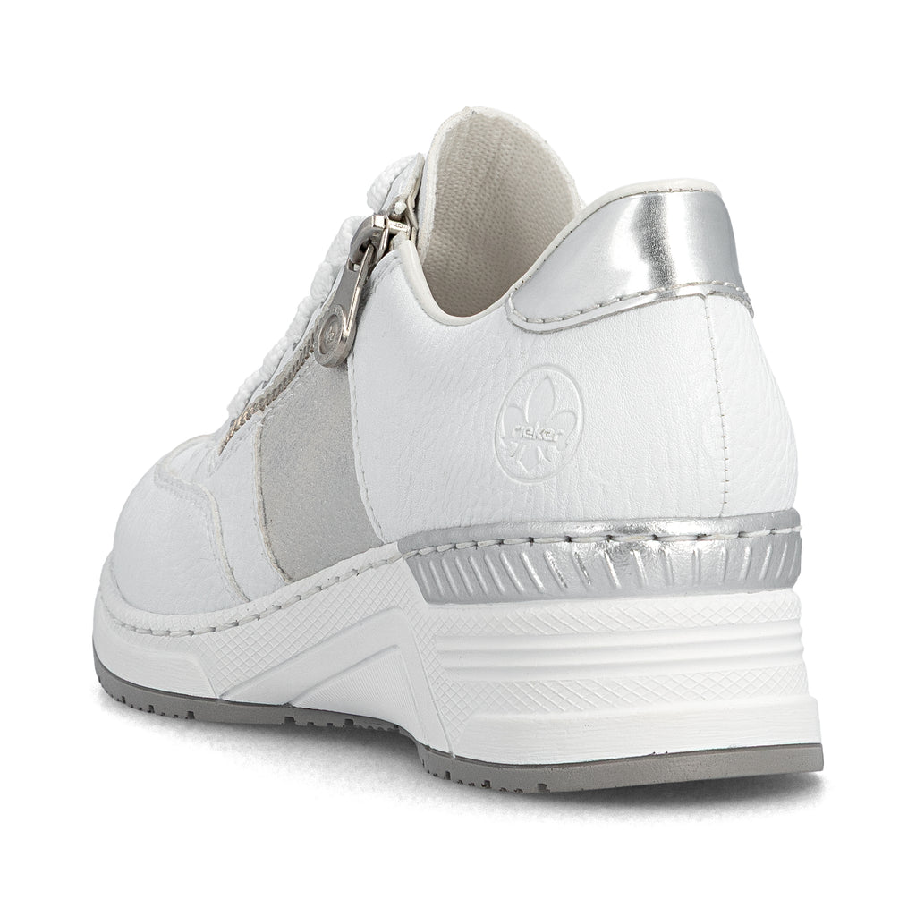 White Zip Shoes for Women | Rieker N4322-80